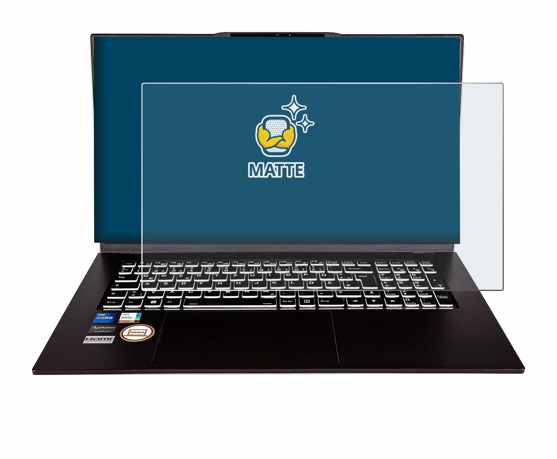 BROTECT Entspiegelungs-Folie für PaderBook Plus i57