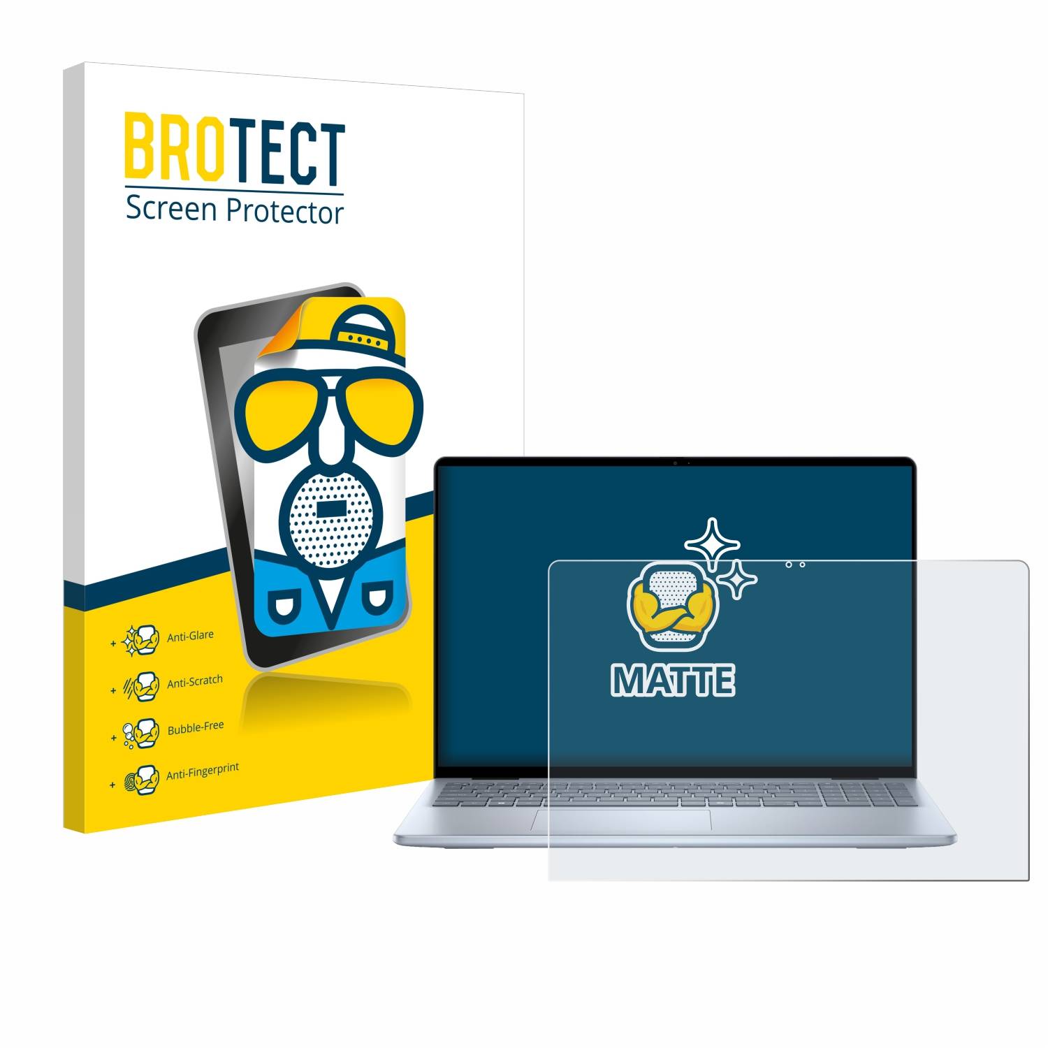 BROTECT Entspiegelungs-Folie für Dell Inspiron 16 Laptop 5645