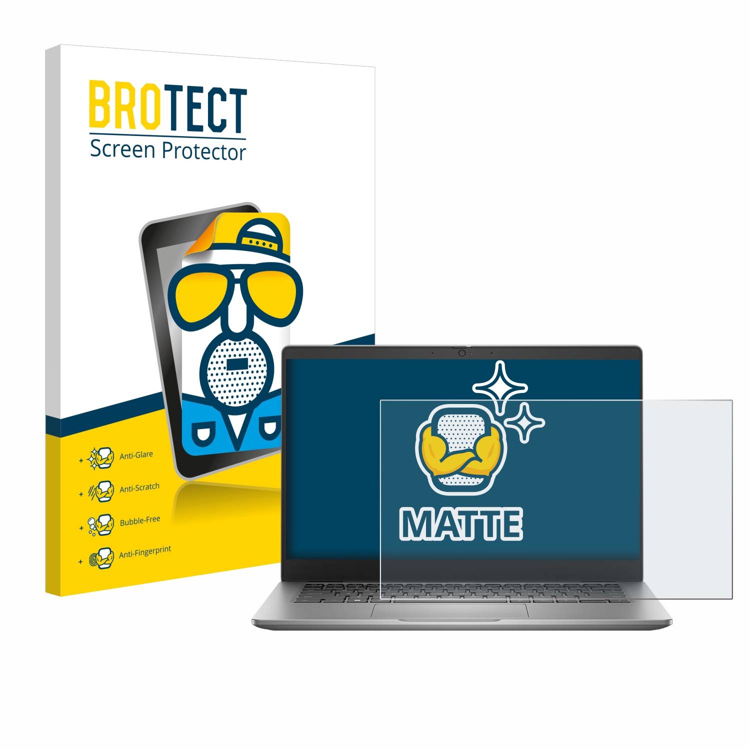 BROTECT Entspiegelungs-Folie für Dell Latitude 3340 Laptop 13.3