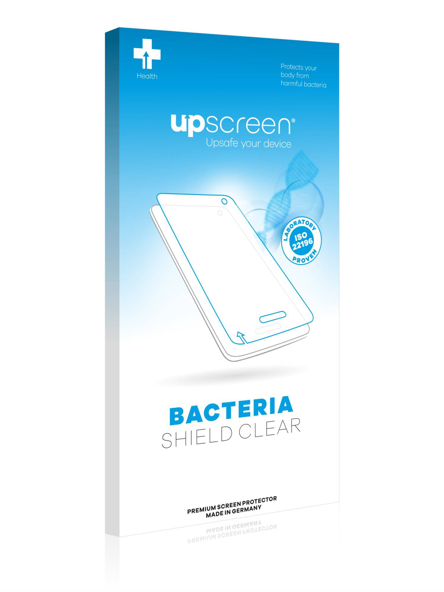 upscreen Bacteria Shield Schutzfolie für Rigol DHO914 - Antibakteriell