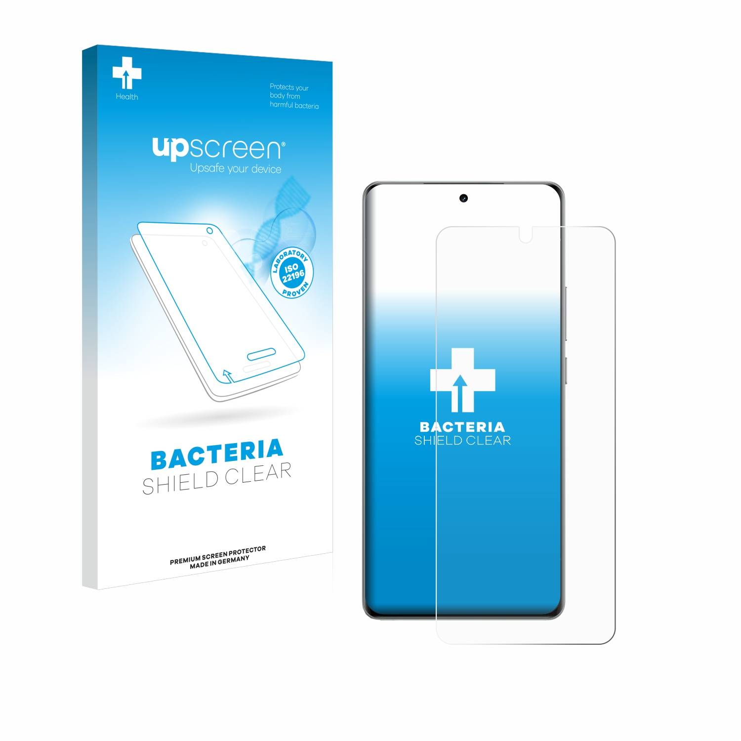 upscreen Bacteria Shield Schutzfolie für realme GT 6 - Antibakteriell