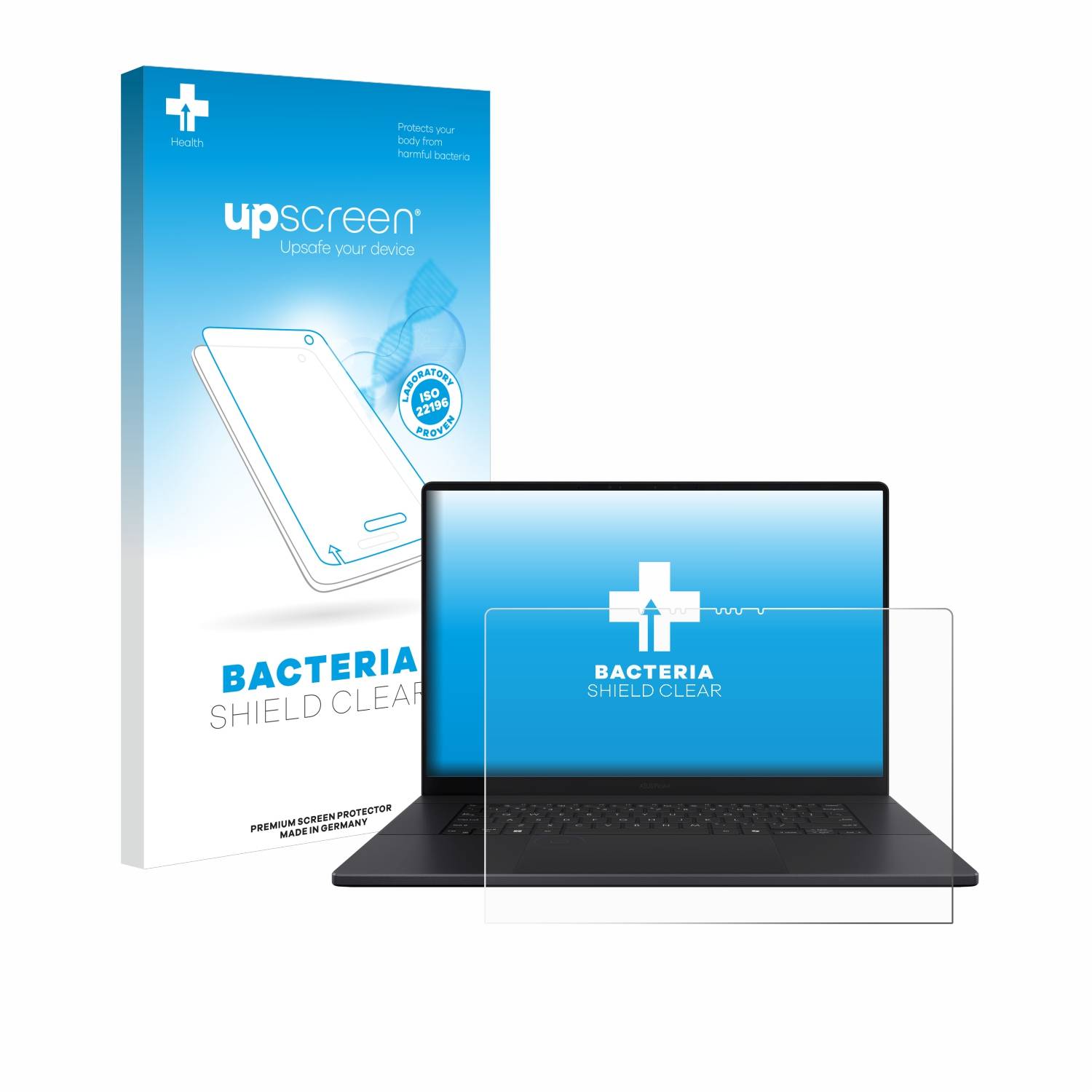 upscreen Bacteria Shield Schutzfolie für ASUS ProArt P16 - Antibakteriell