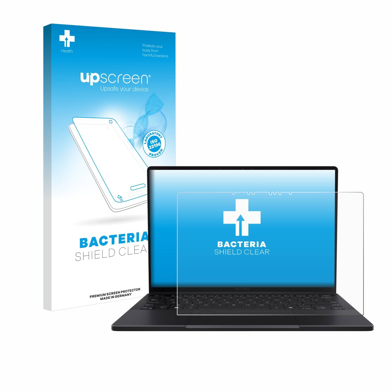 upscreen Bacteria Shield Schutzfolie für ASUS ProArt PX13 - Antibakteriell