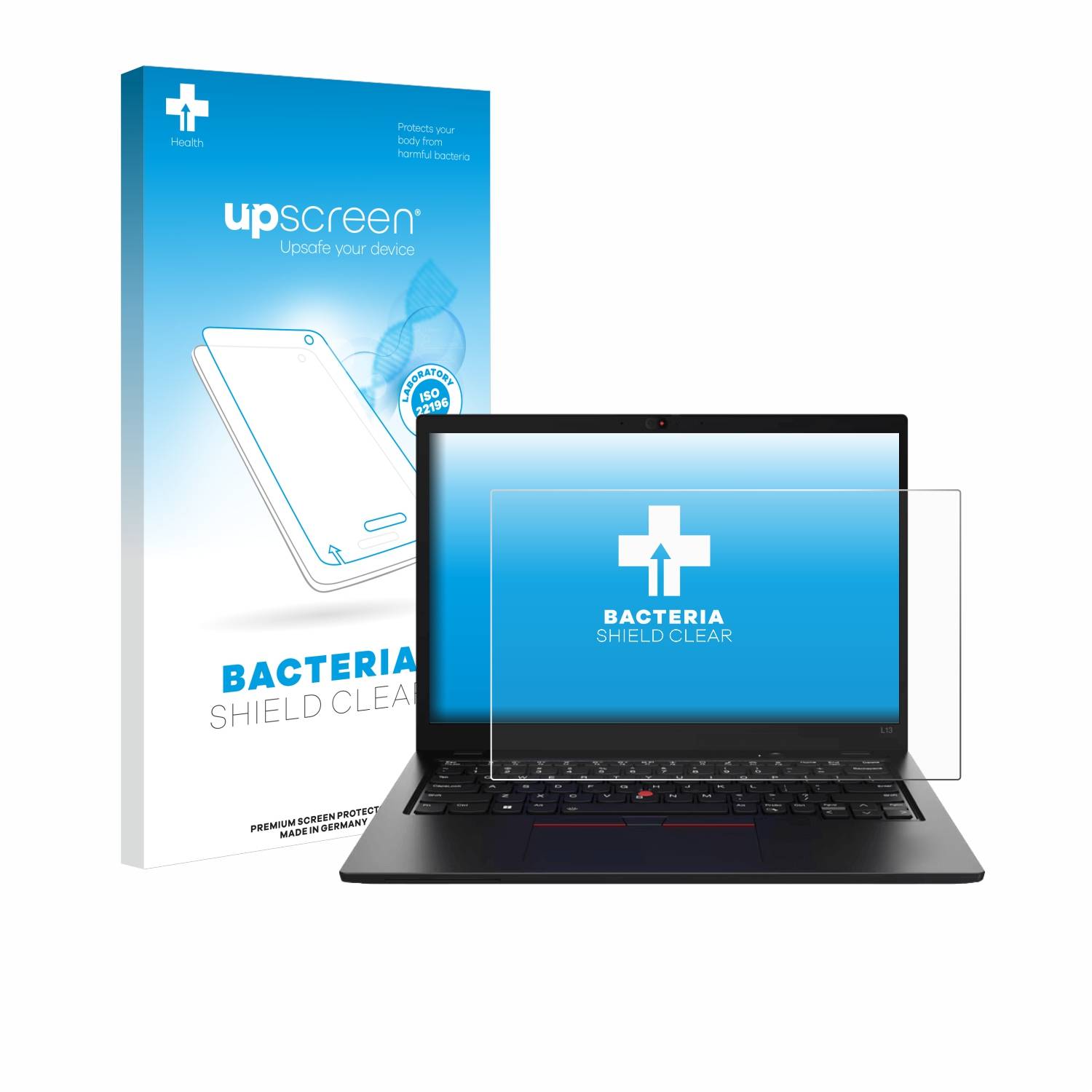 upscreen Bacteria Shield Schutzfolie für Lenovo ThinkPad L13 Gen 5 - Antibakteriell