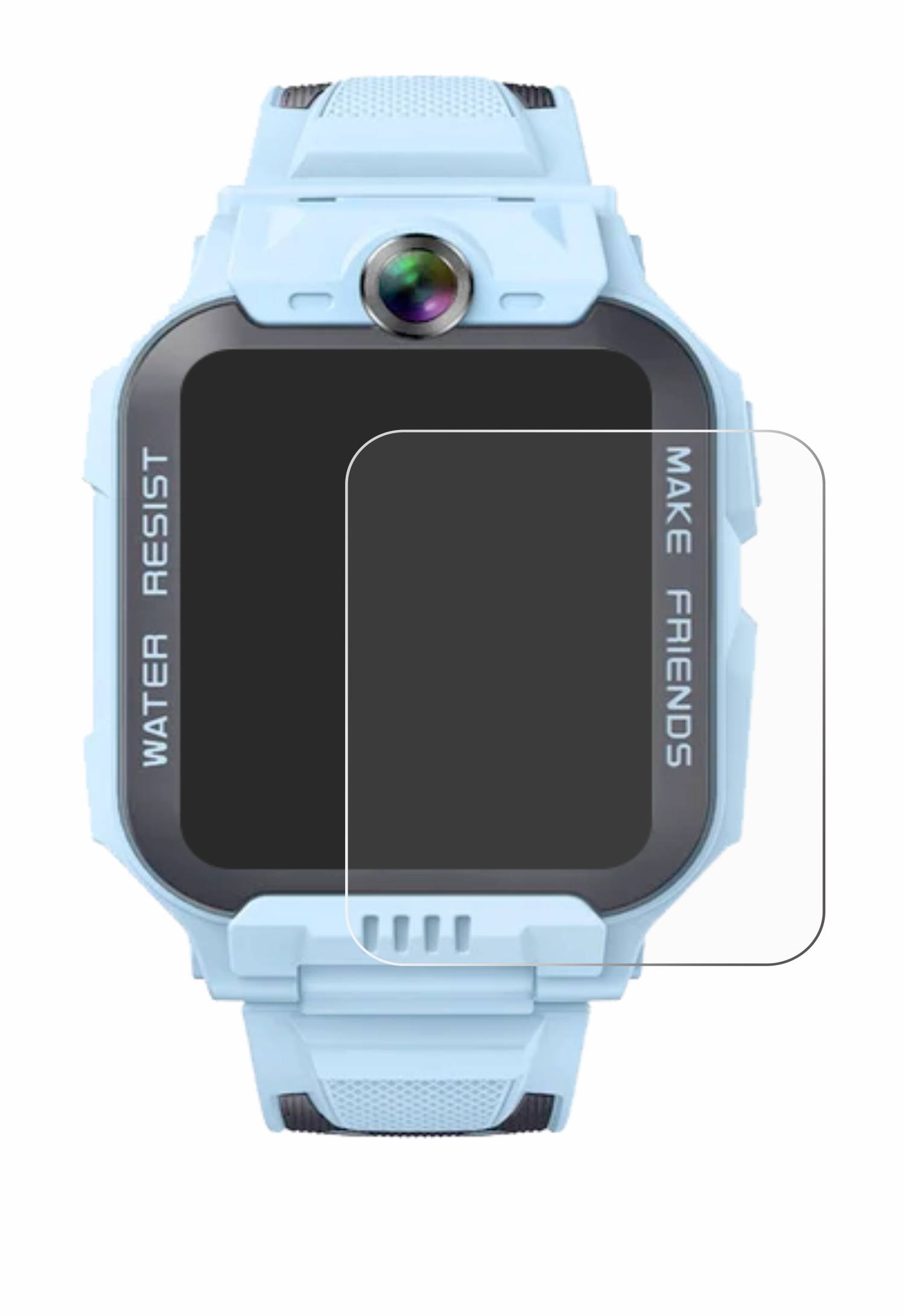 upscreen Bacteria Shield Schutzfolie für Imoo Watch Phone Z7 - Antibakteriell