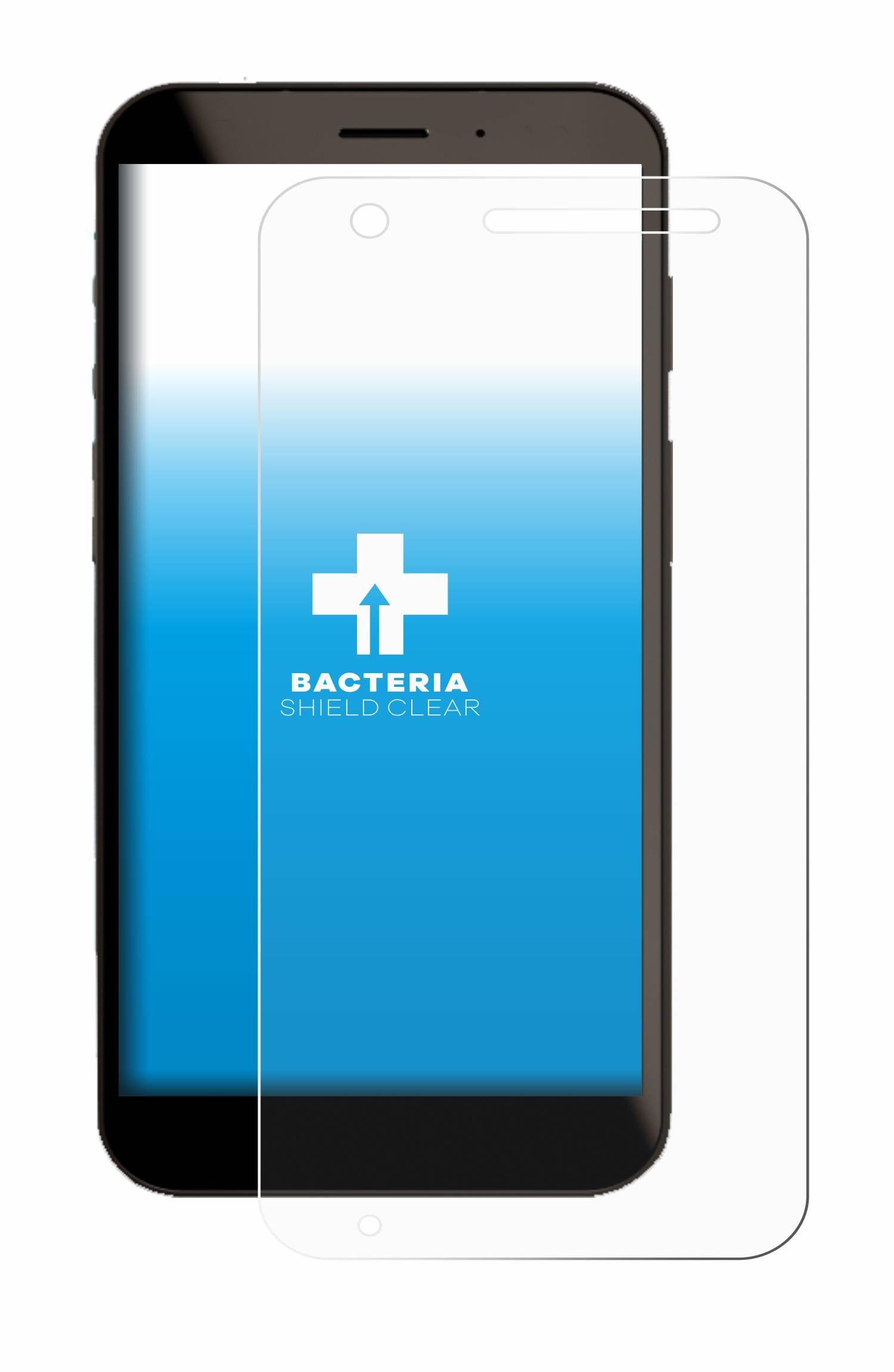 upscreen Bacteria Shield Schutzfolie für Datalogic Memor 30 / 35 - Antibakteriell