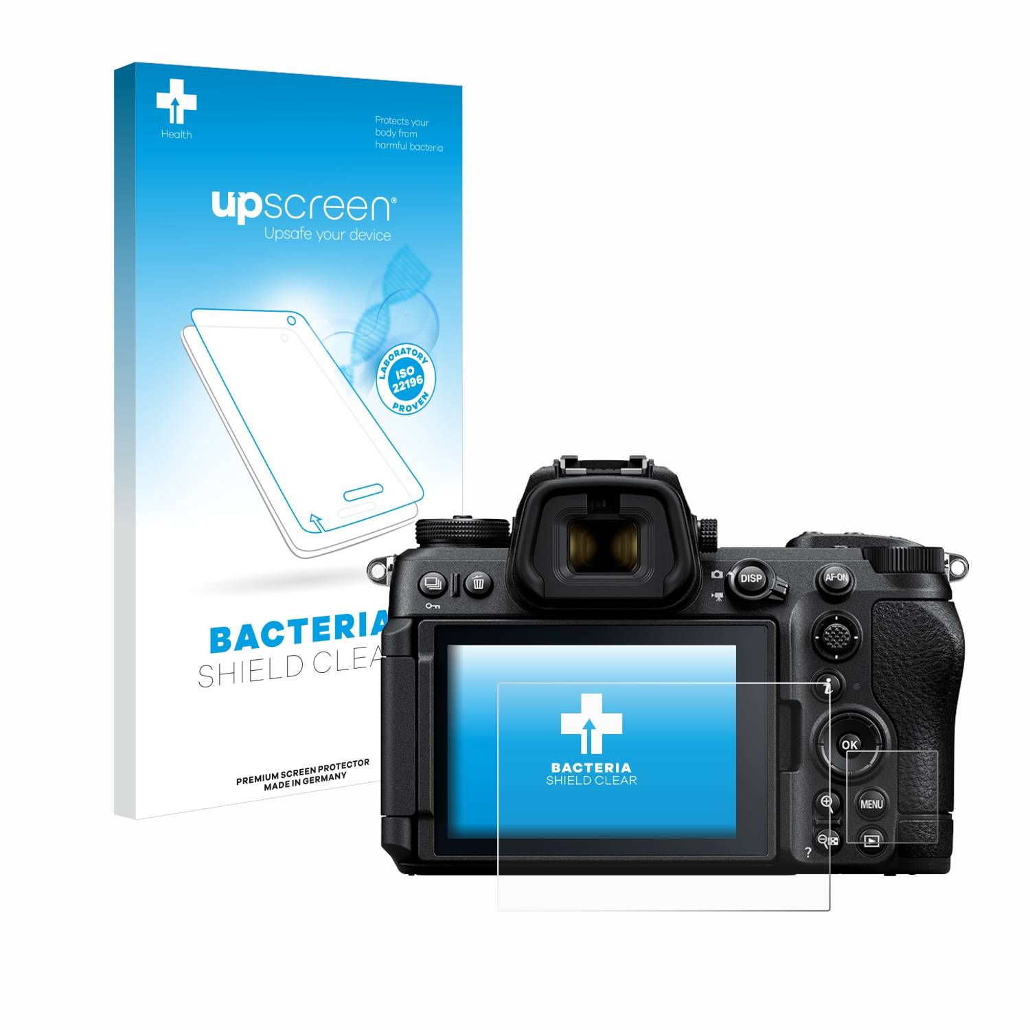 upscreen Bacteria Shield Schutzfolie für Nikon Z6 III - Antibakteriell