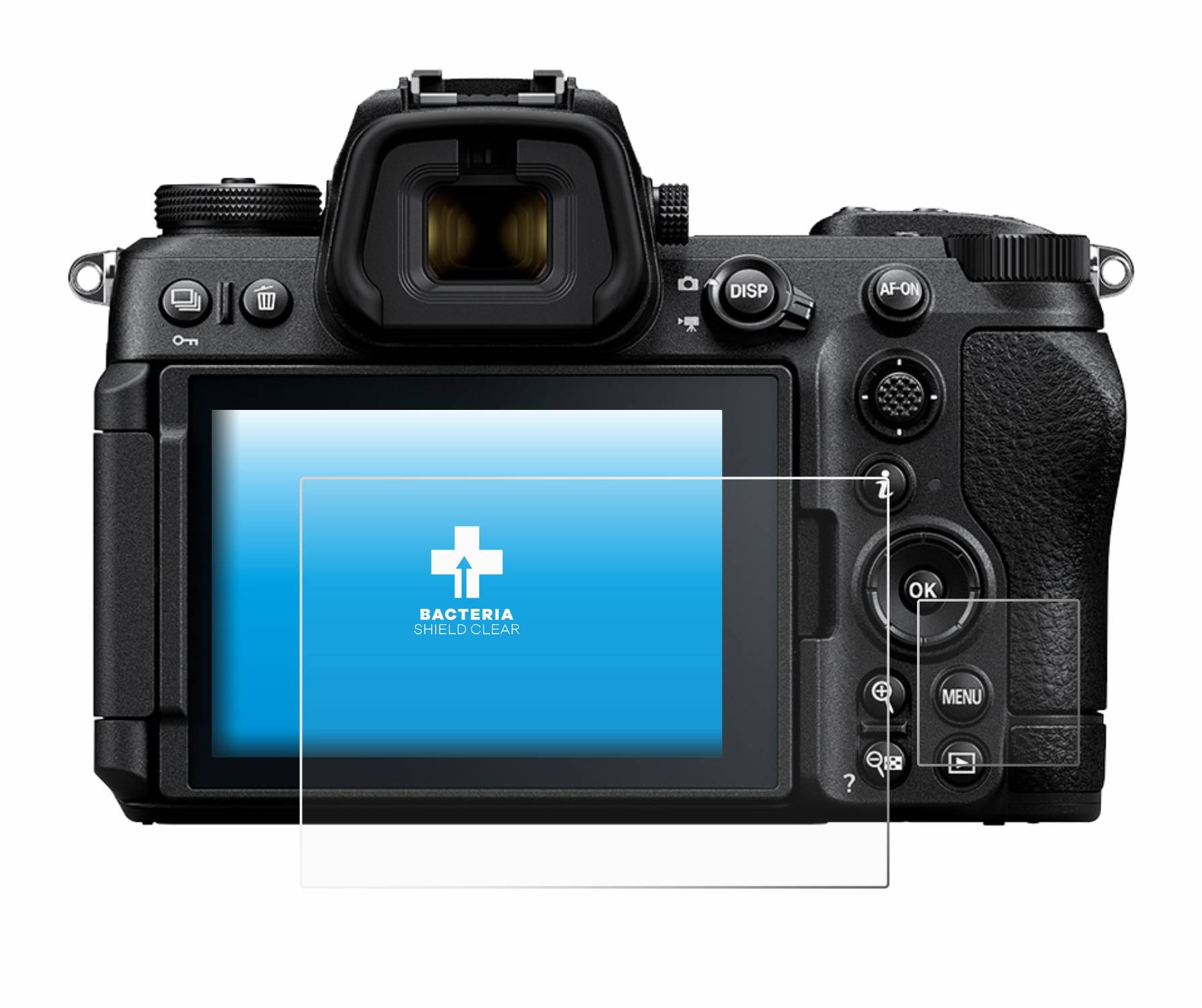 upscreen Bacteria Shield Schutzfolie für Nikon Z6 III - Antibakteriell