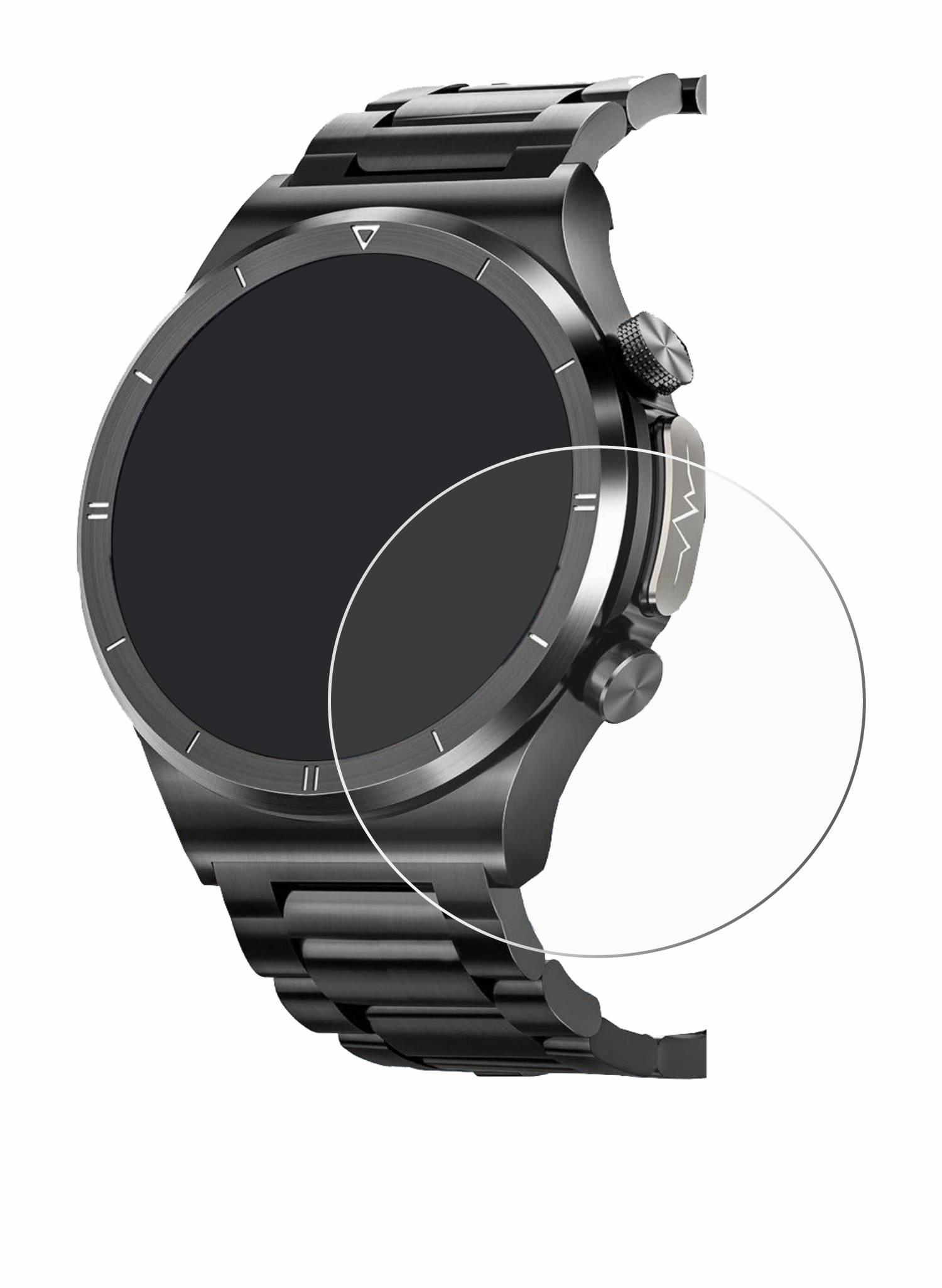 upscreen Scratch Shield Schutzfolie für Powerwill Smartwatch 1.39