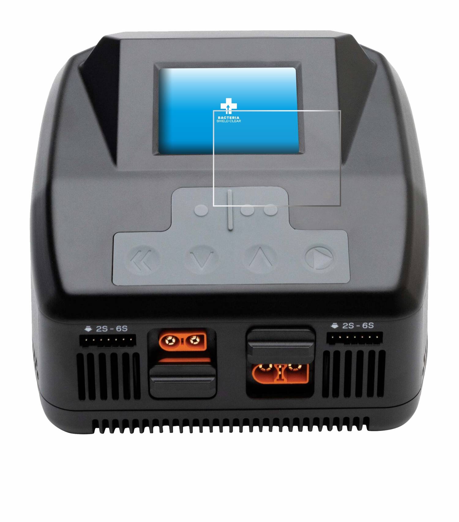 upscreen Bacteria Shield Schutzfolie für Spektrum Smart charger S2100 G2 - Antibakteriell