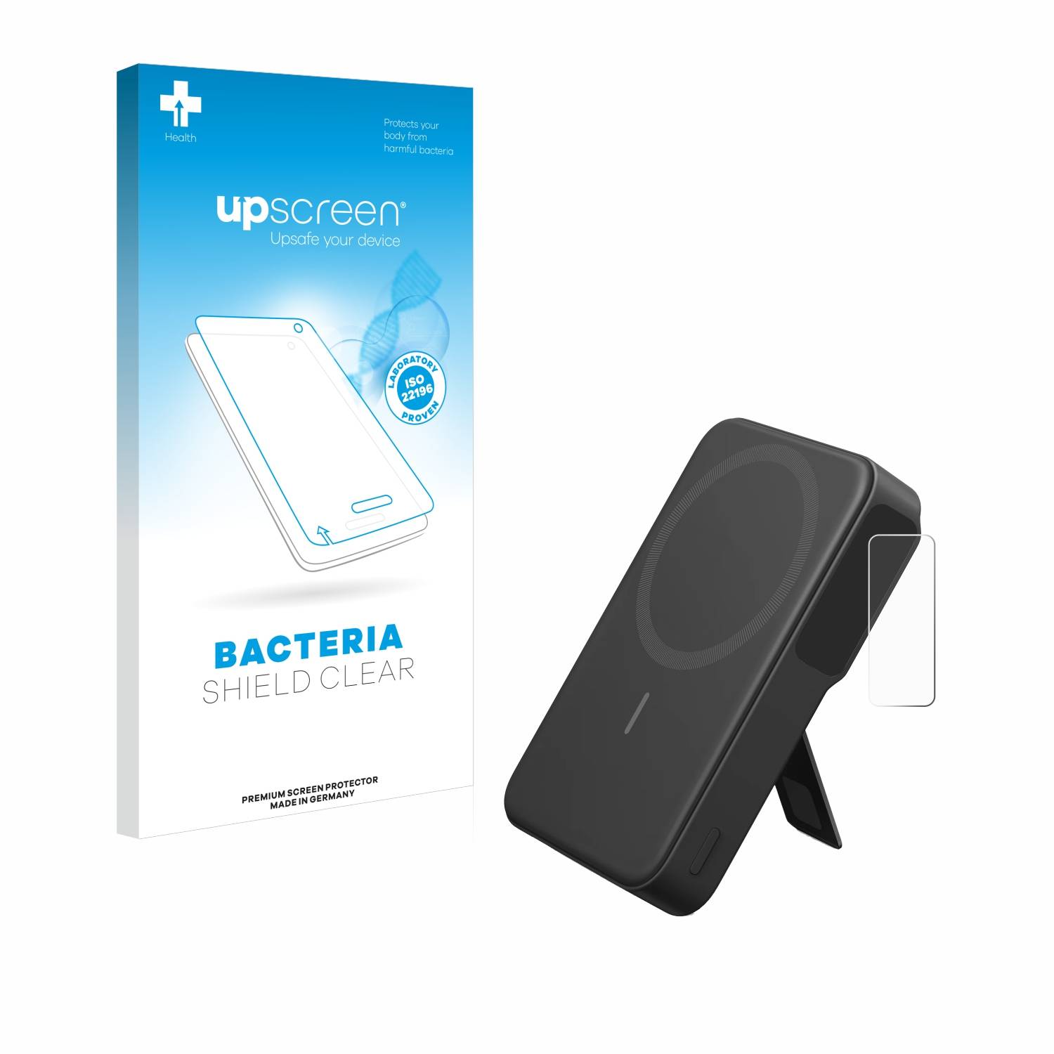 upscreen Bacteria Shield Schutzfolie für Anker MagGo - Antibakteriell