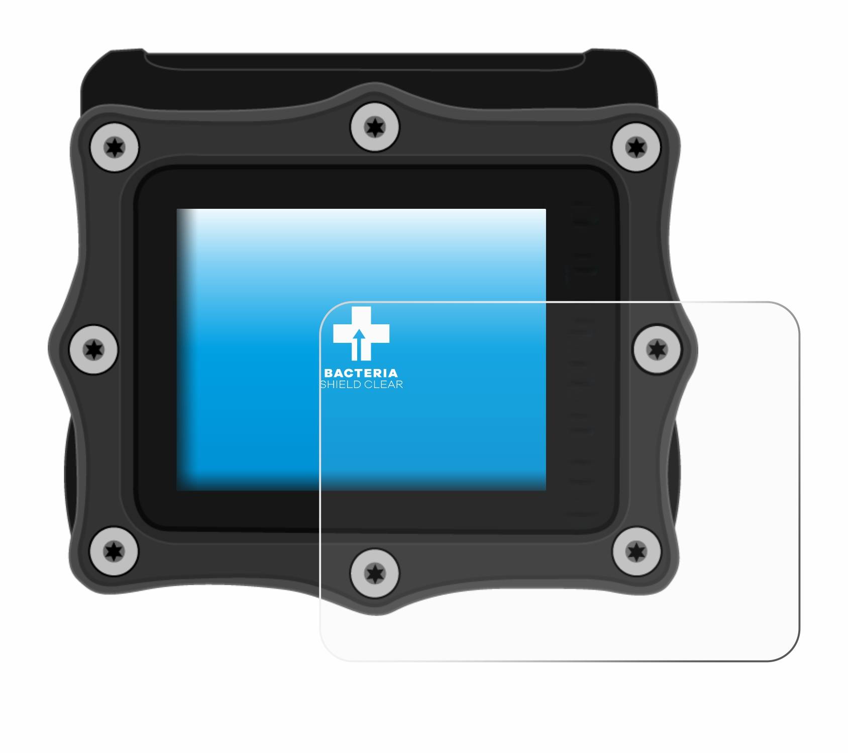 upscreen Bacteria Shield Schutzfolie für Shearwater Perdix dive computer - Antibakteriell