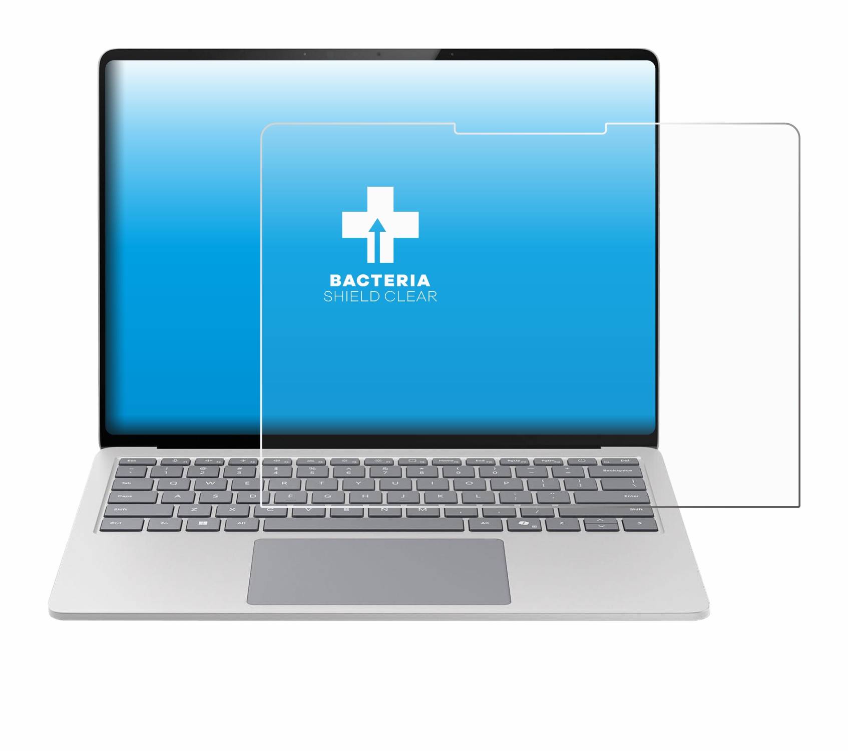 upscreen Bacteria Shield Schutzfolie für Microsoft Surface Laptop 7 15 - Antibakteriell