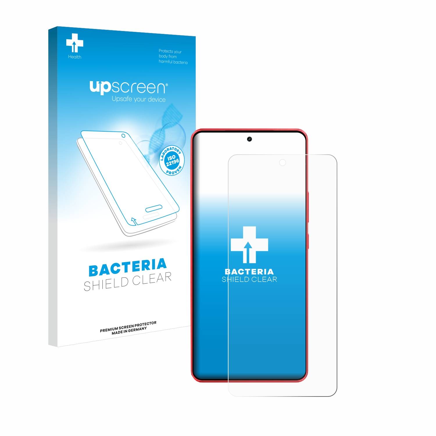 upscreen Bacteria Shield Schutzfolie für Vivo iQOO Neo 9s Pro Plus - Antibakteriell
