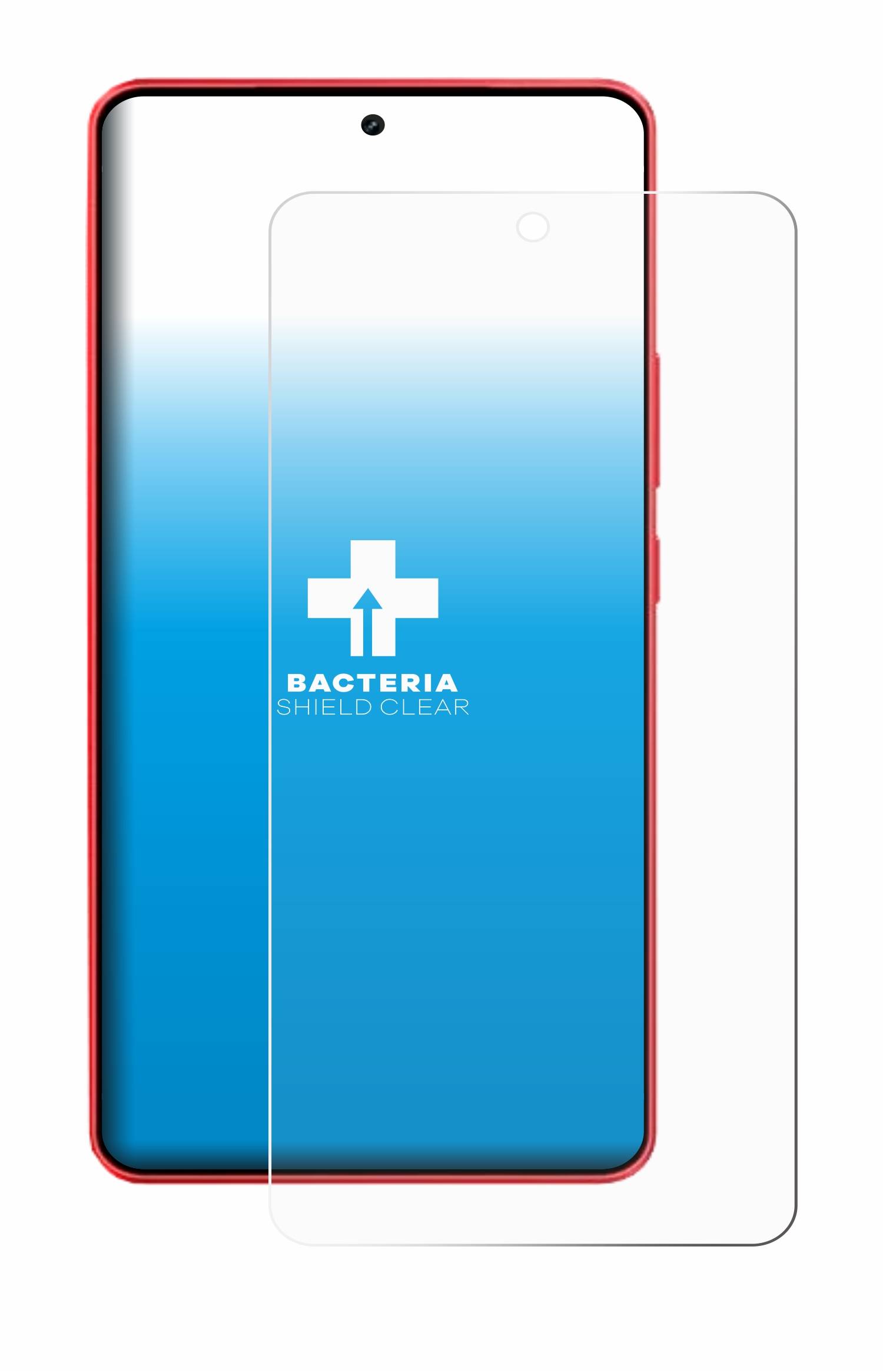 upscreen Bacteria Shield Schutzfolie für Vivo iQOO Neo 9s Pro Plus - Antibakteriell