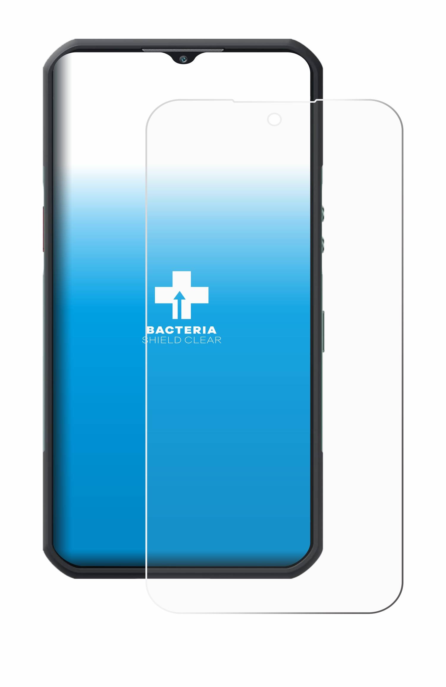 upscreen Bacteria Shield Schutzfolie für Oukitel WP35 5G - Antibakteriell