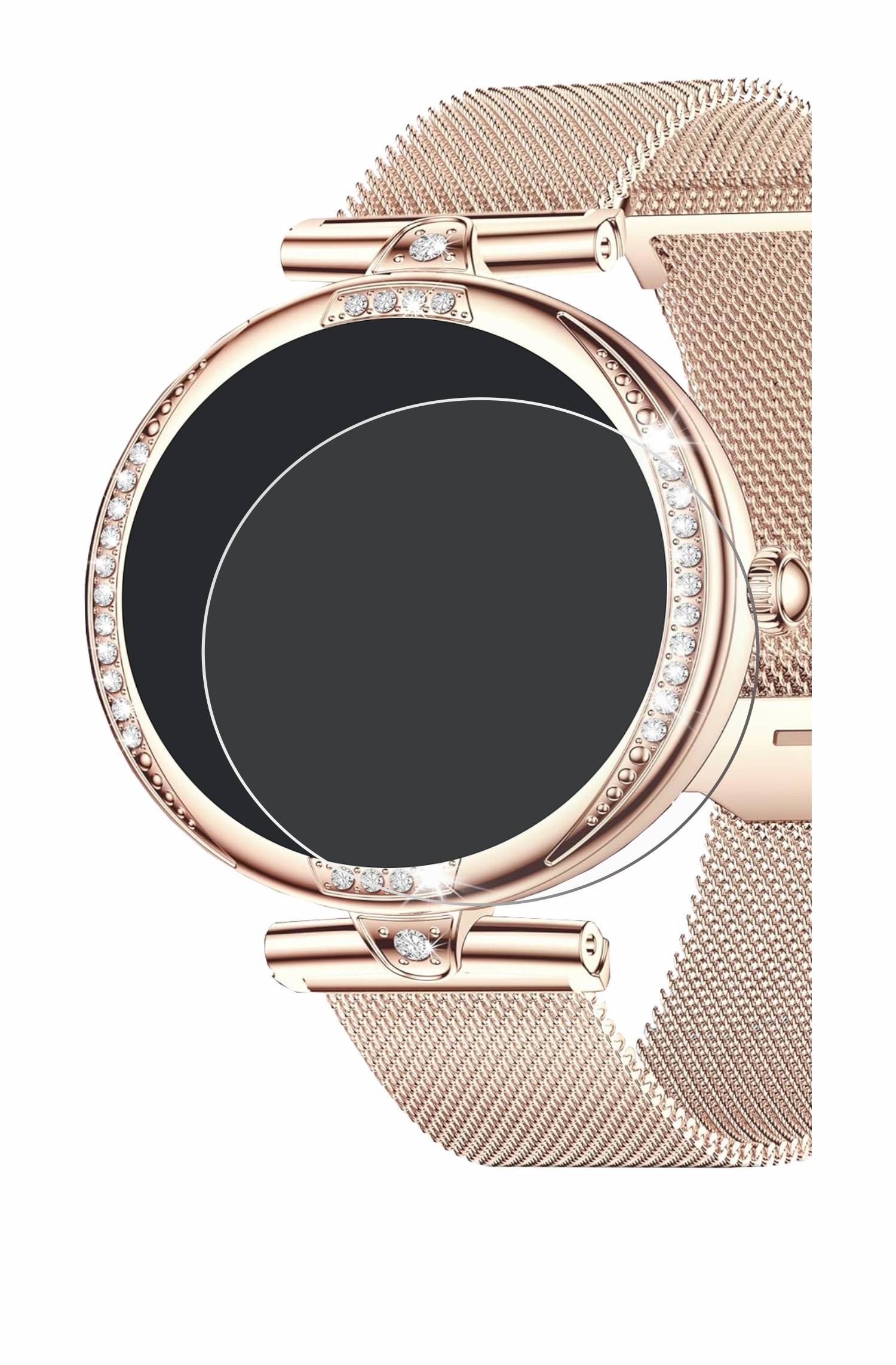 upscreen Scratch Shield Schutzfolie für Shepatio Smartwatch 1.19
