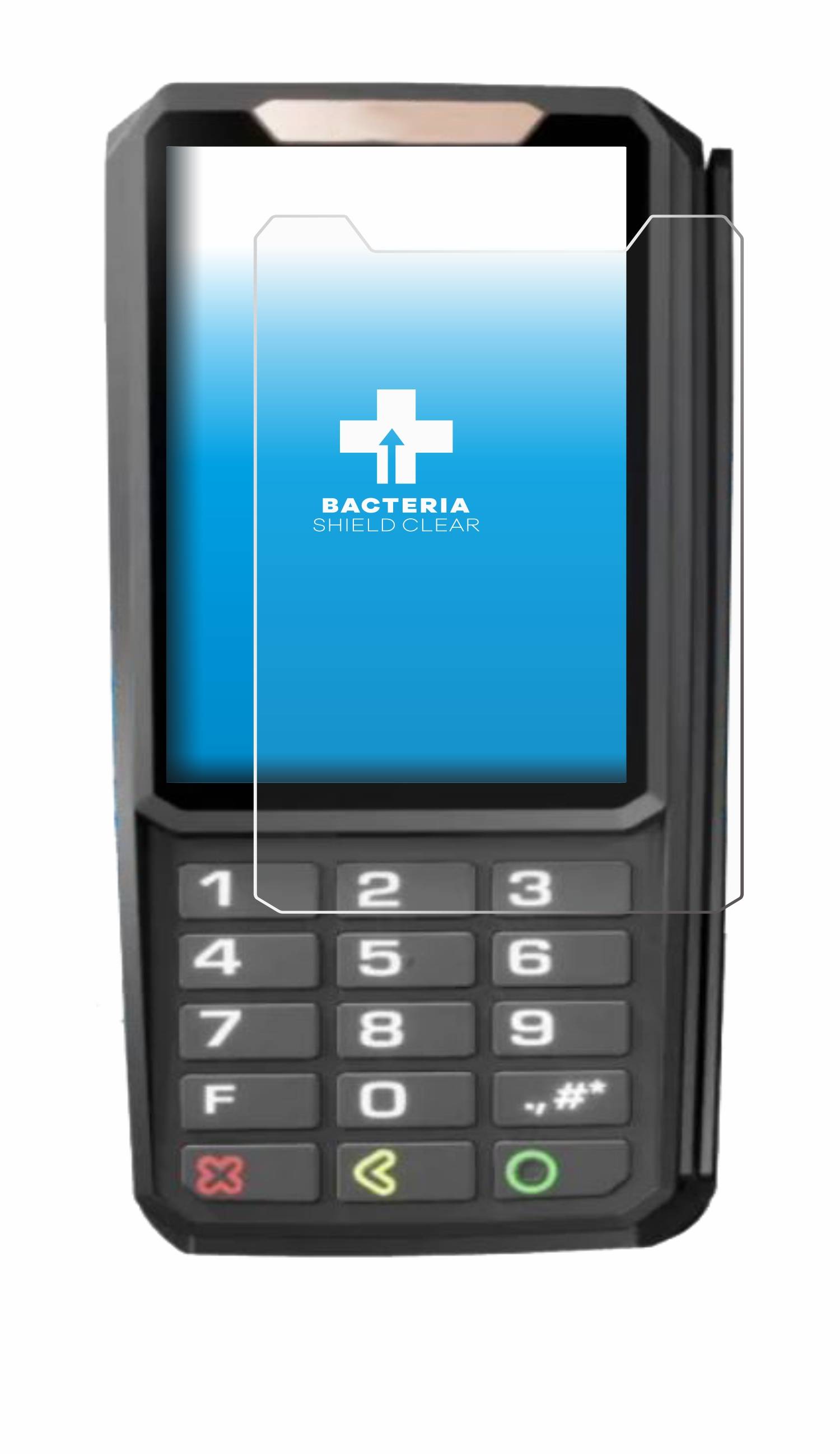 upscreen Bacteria Shield Schutzfolie für ingenico Axium RX5000 - Antibakteriell