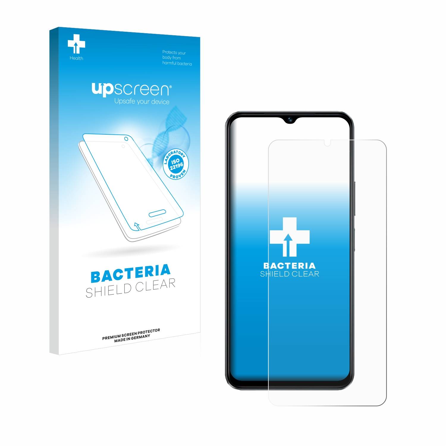 upscreen Bacteria Shield Schutzfolie für Vivo iQOO Z9 Lite - Antibakteriell
