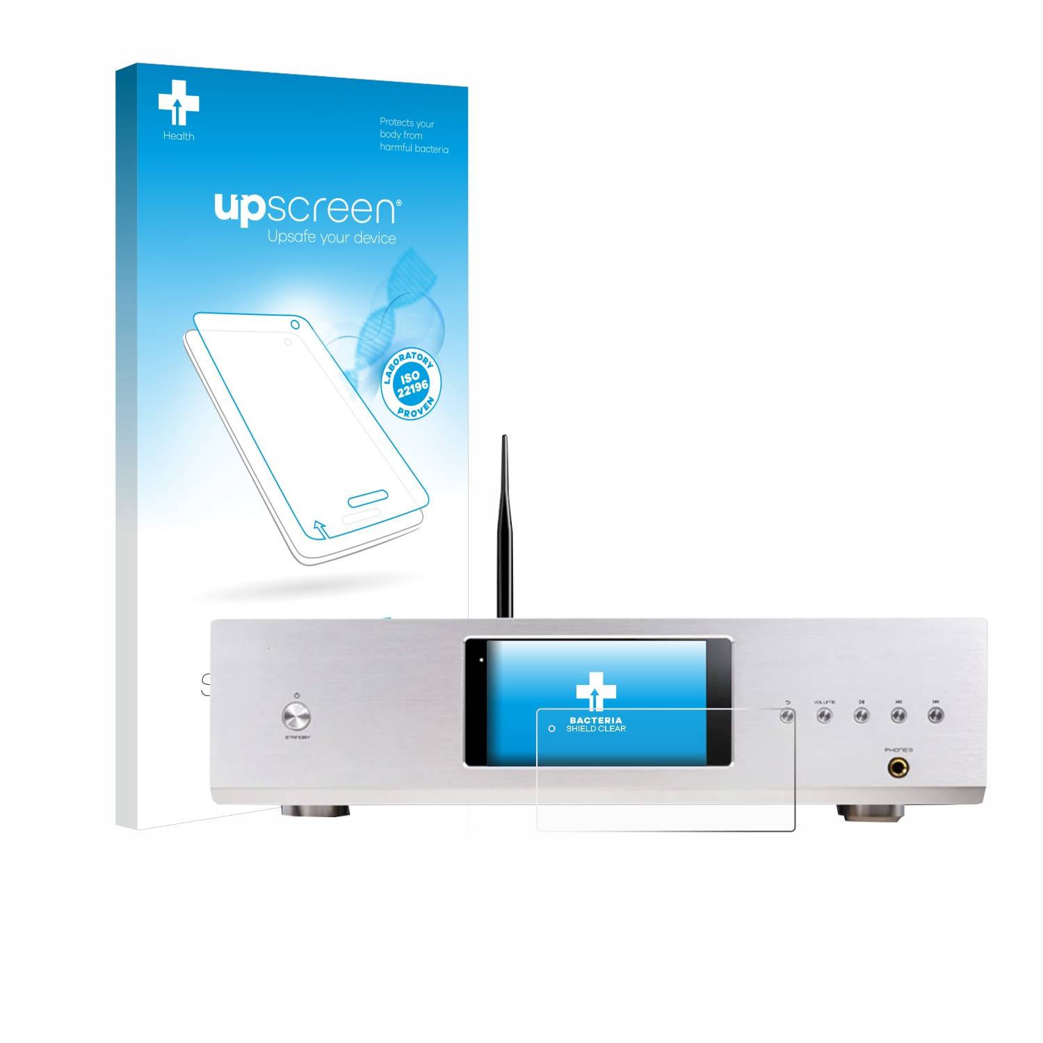 upscreen Bacteria Shield Schutzfolie für Cayin CS-100DAP - Antibakteriell