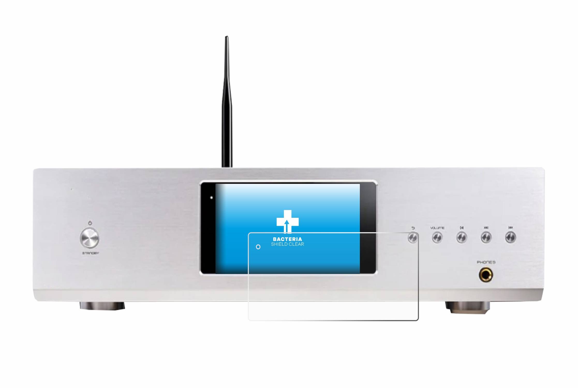upscreen Bacteria Shield Schutzfolie für Cayin CS-100DAP - Antibakteriell