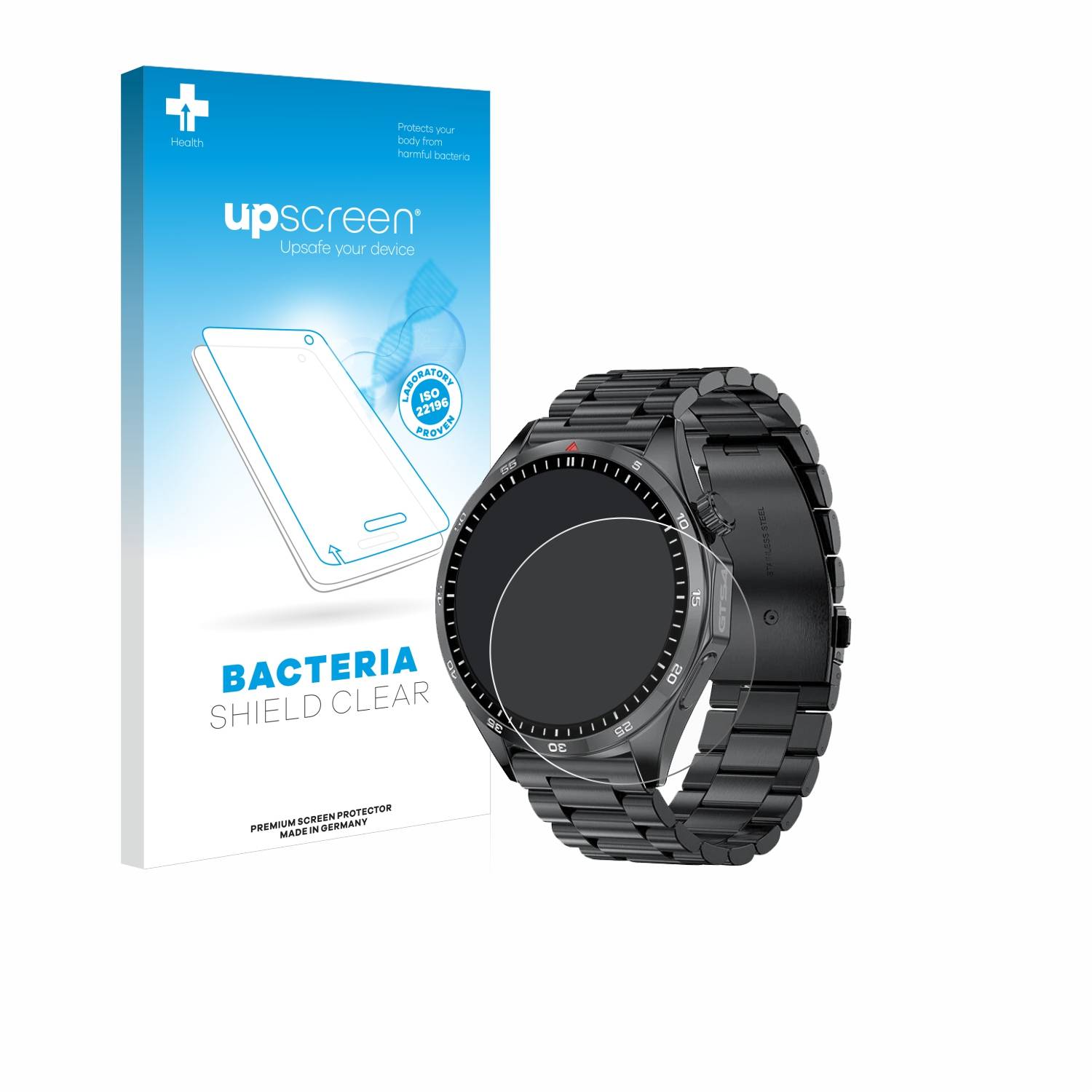 upscreen Bacteria Shield Schutzfolie für Lemfo GTS4 1.5 - Antibakteriell