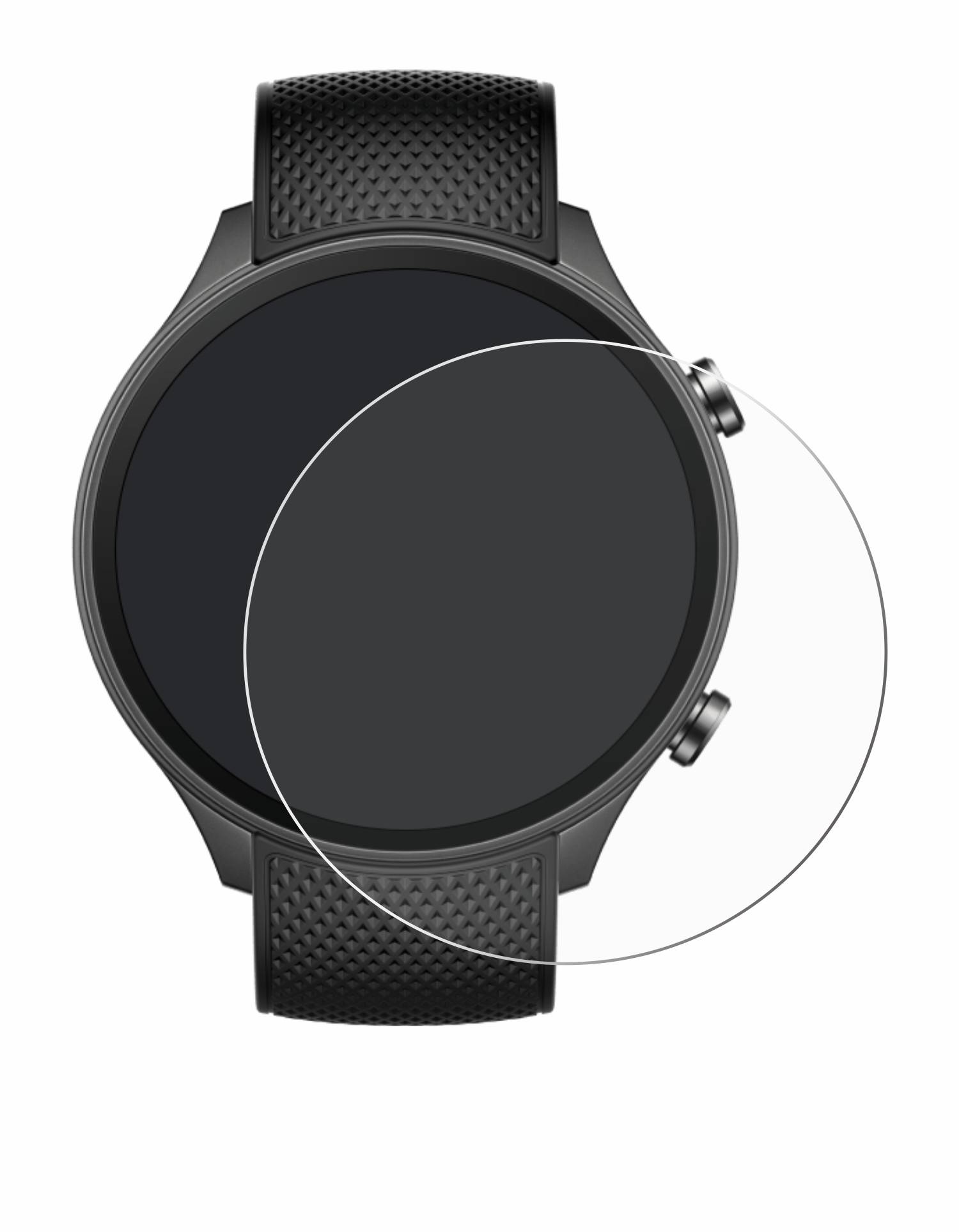 upscreen Bacteria Shield Schutzfolie für OnePlus watch 2R - Antibakteriell