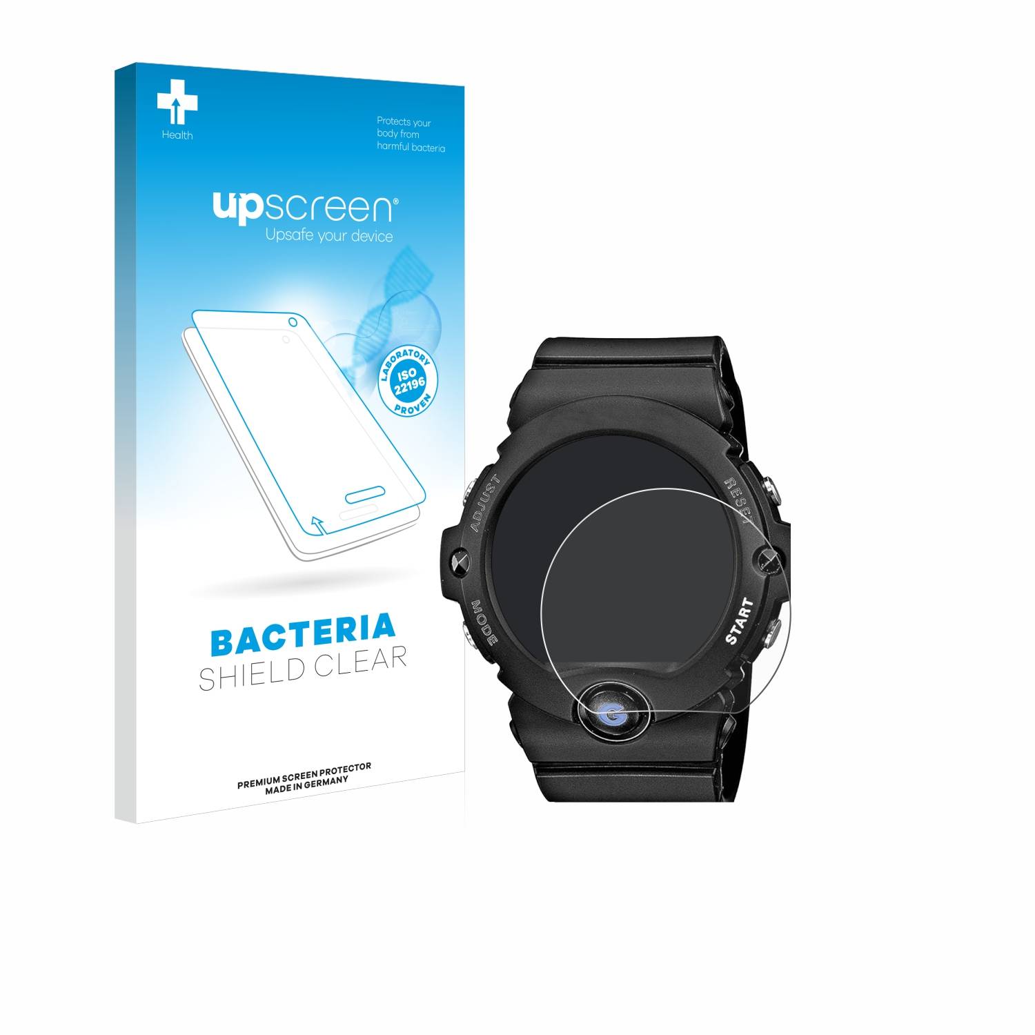 upscreen Bacteria Shield Schutzfolie für Casio Baby-G BG-6903 - Antibakteriell