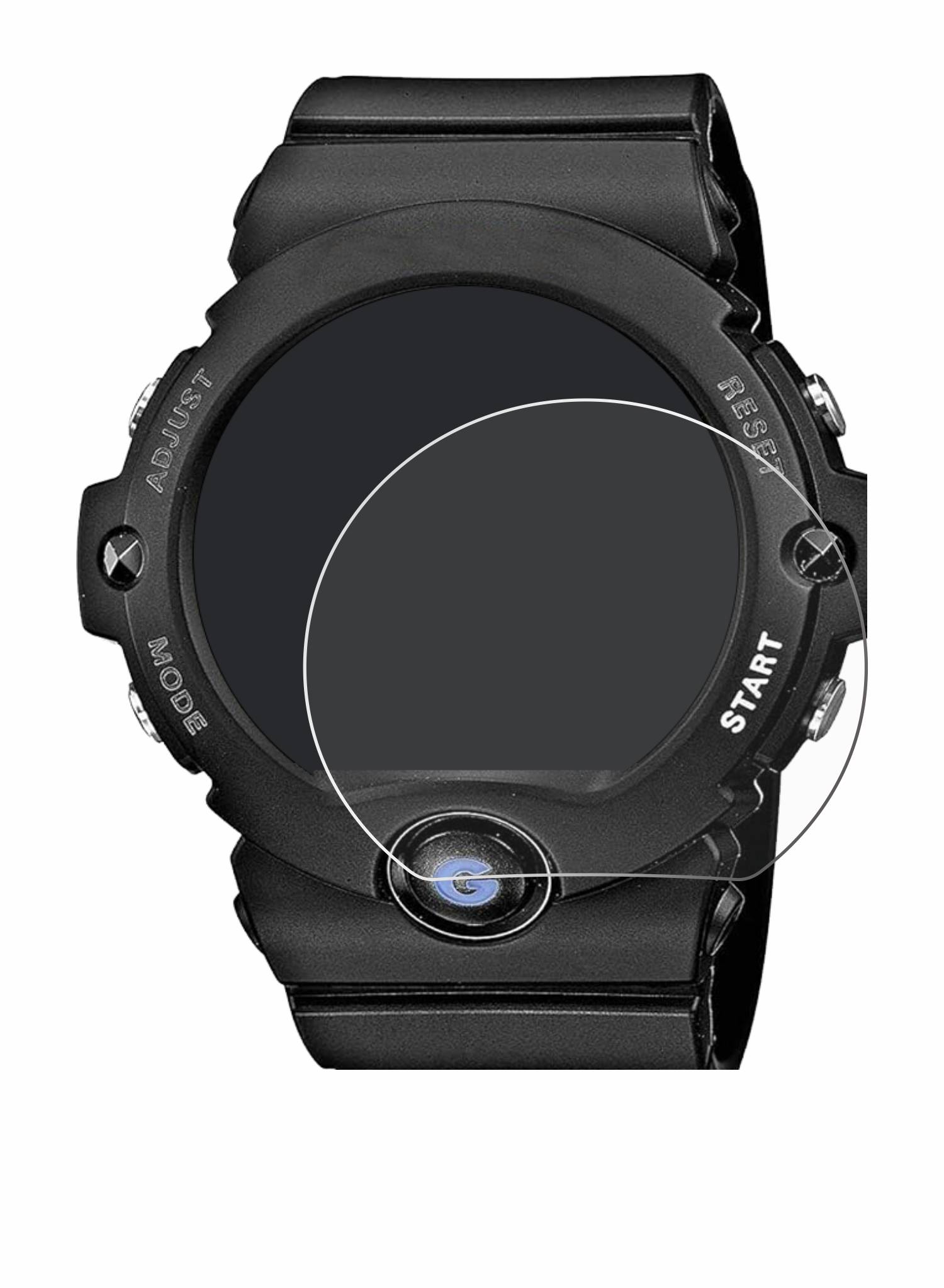 upscreen Bacteria Shield Schutzfolie für Casio Baby-G BG-6903 - Antibakteriell