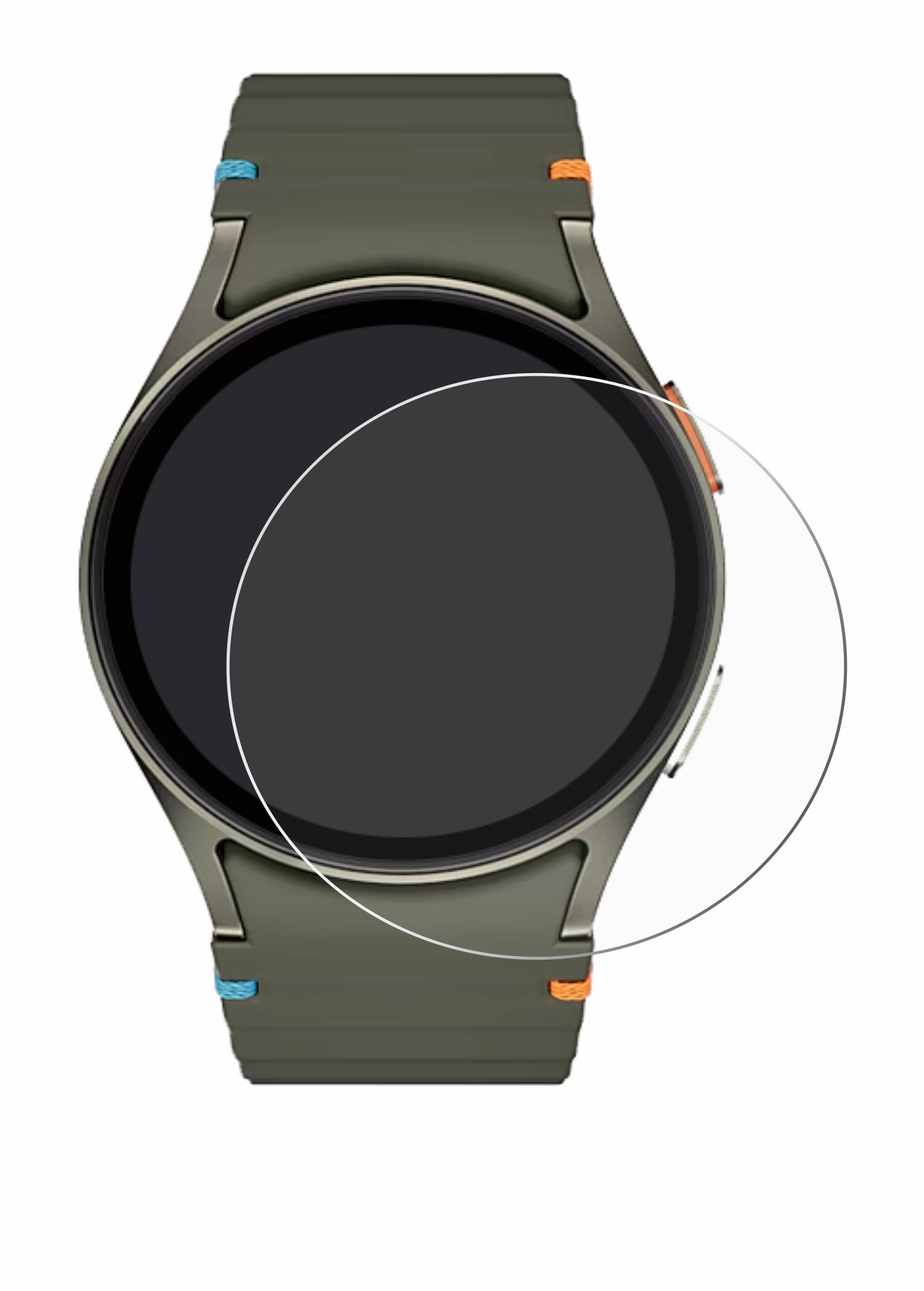 upscreen Bacteria Shield Schutzfolie für Samsung Galaxy Watch 7 (40 mm) - Antibakteriell