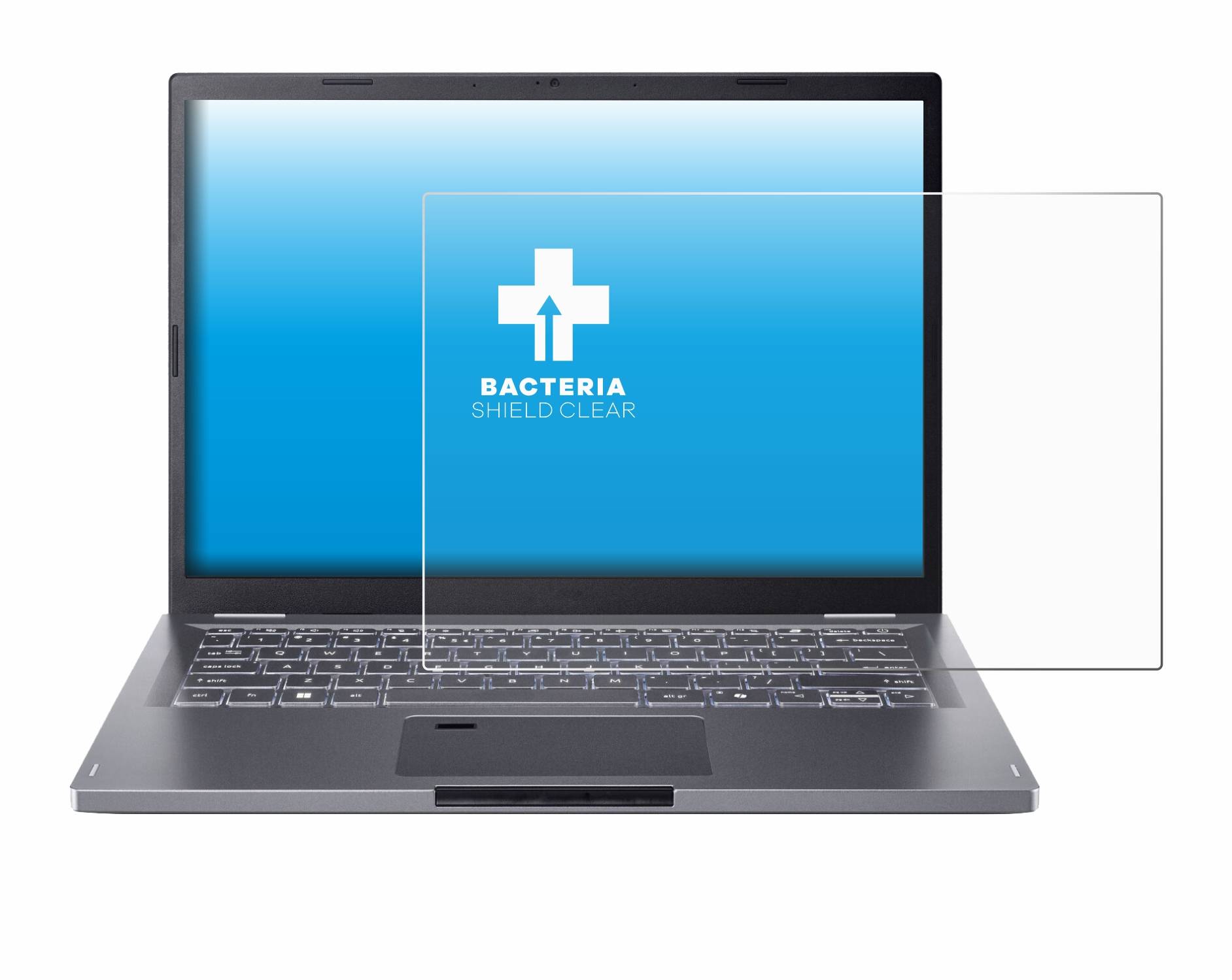 upscreen Bacteria Shield Schutzfolie für Acer Aspire 14 A14-51 - Antibakteriell
