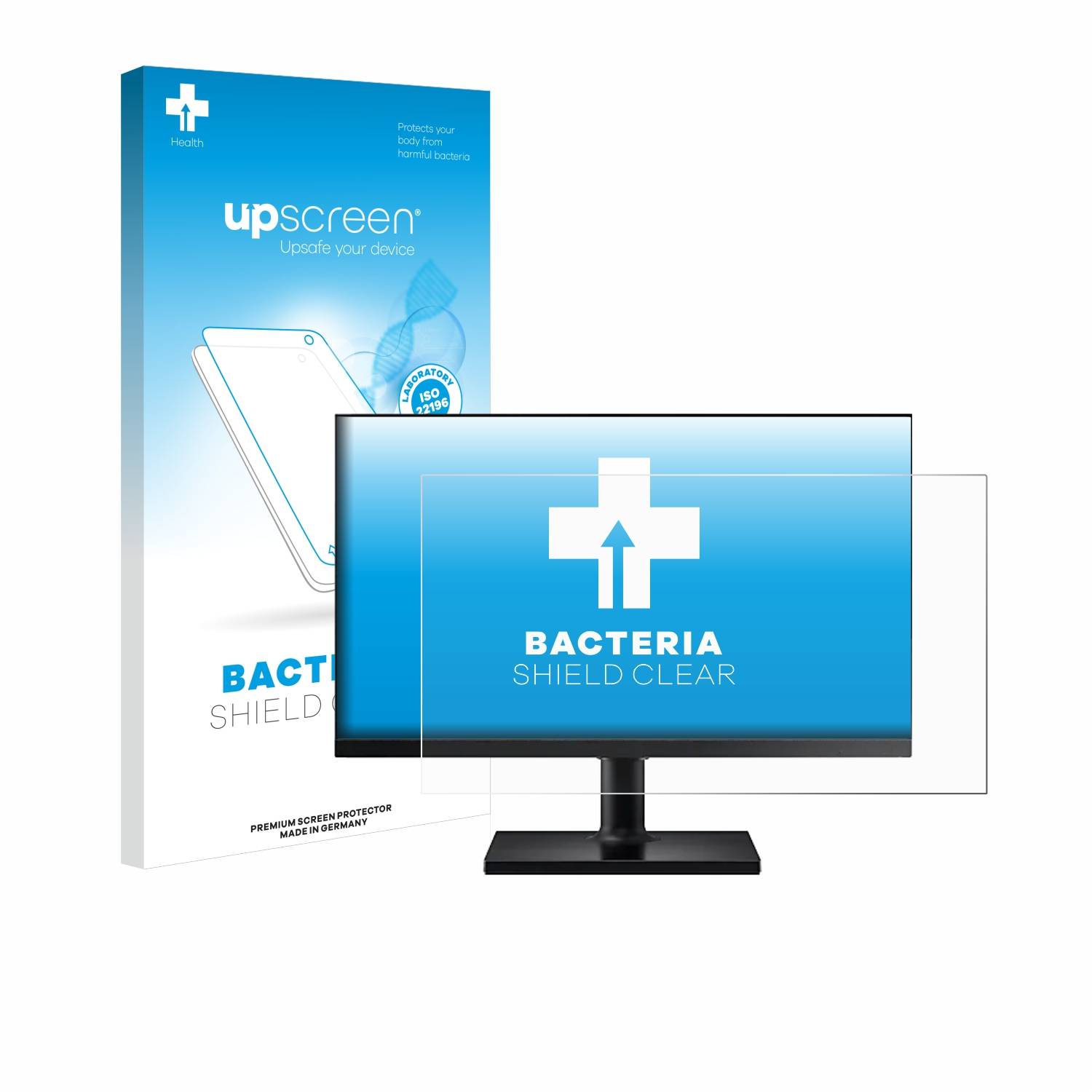 upscreen Bacteria Shield Schutzfolie für Samsung F24T452 - Antibakteriell