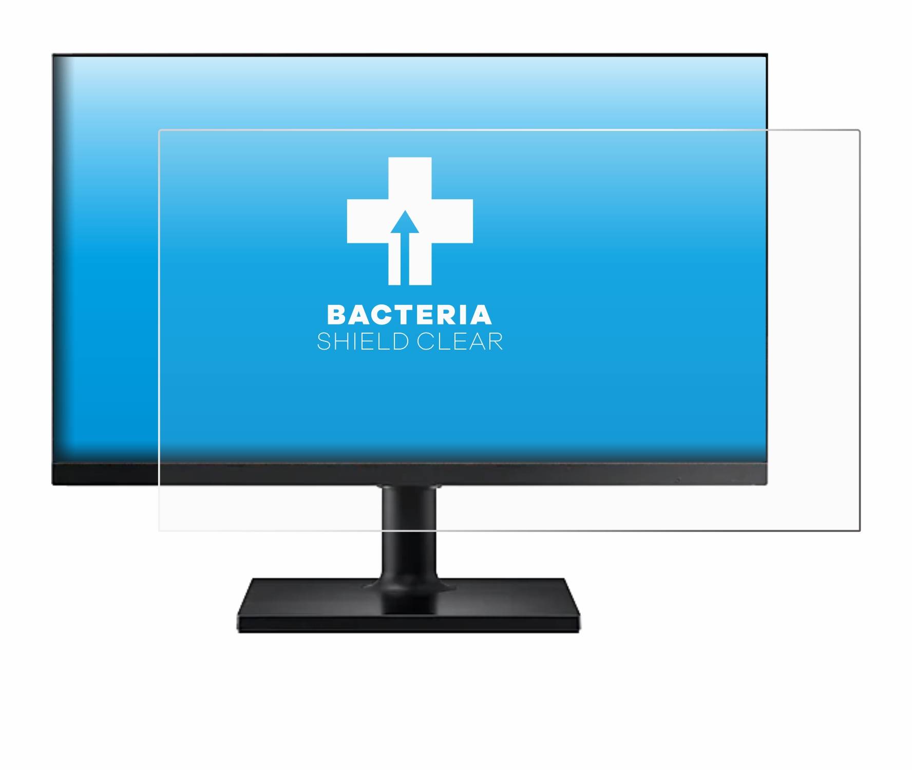 upscreen Bacteria Shield Schutzfolie für Samsung F24T452 - Antibakteriell
