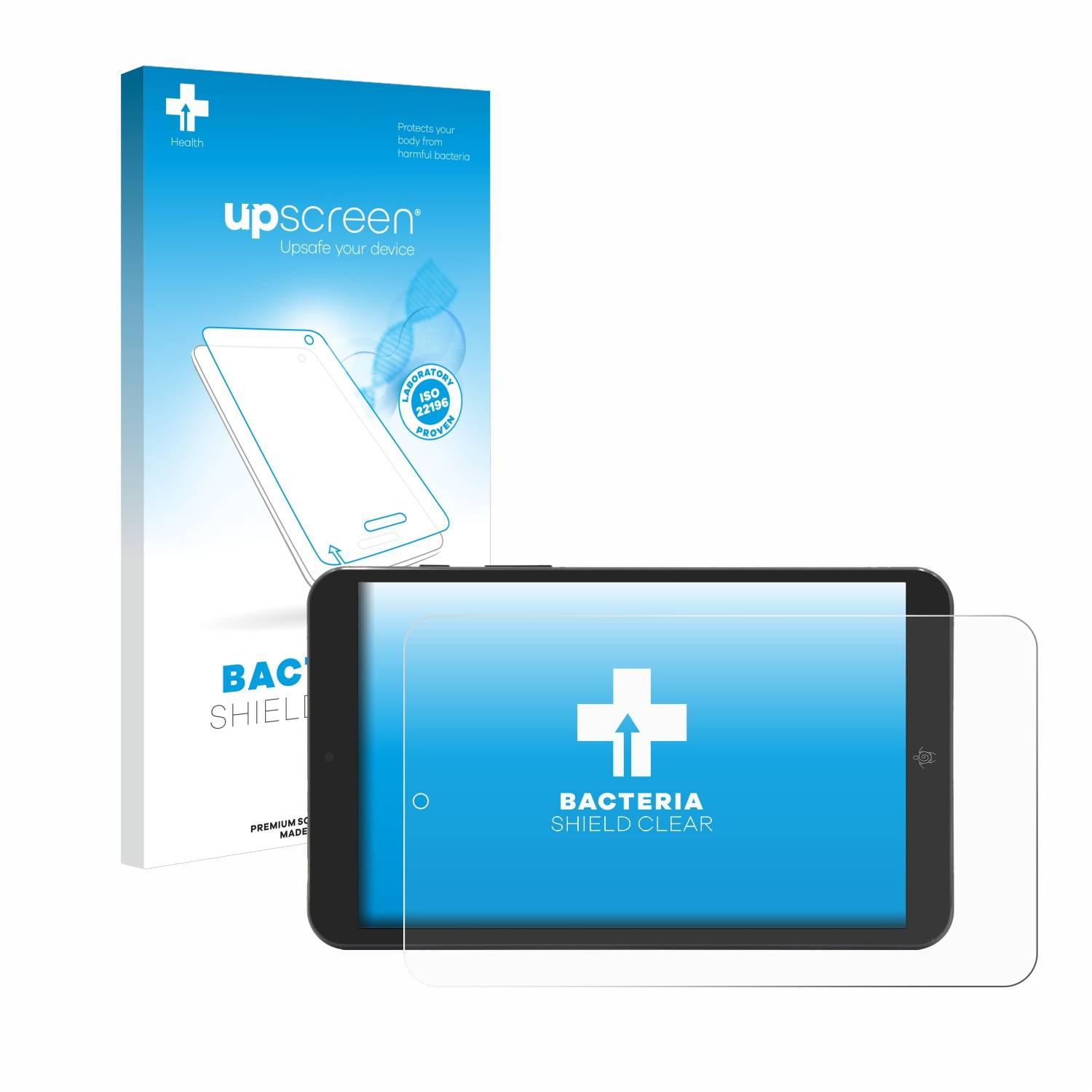 upscreen Bacteria Shield Schutzfolie für Mediacom SmartPad Iyo 8 - Antibakteriell