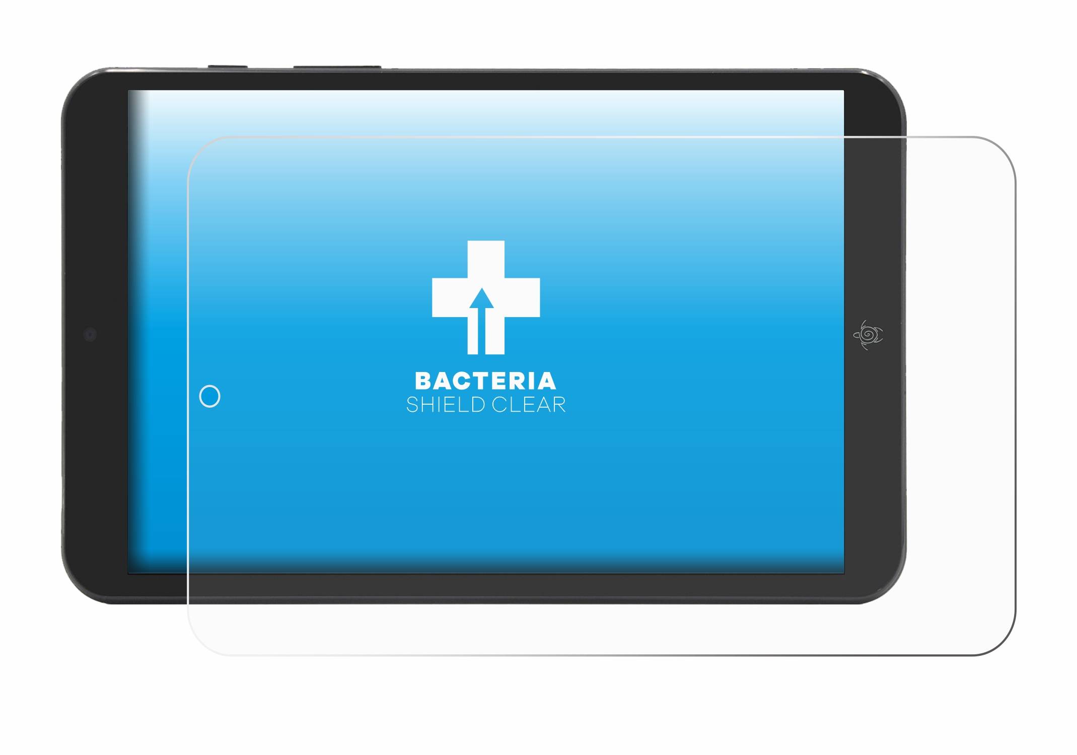 upscreen Bacteria Shield Schutzfolie für Mediacom SmartPad Iyo 8 - Antibakteriell