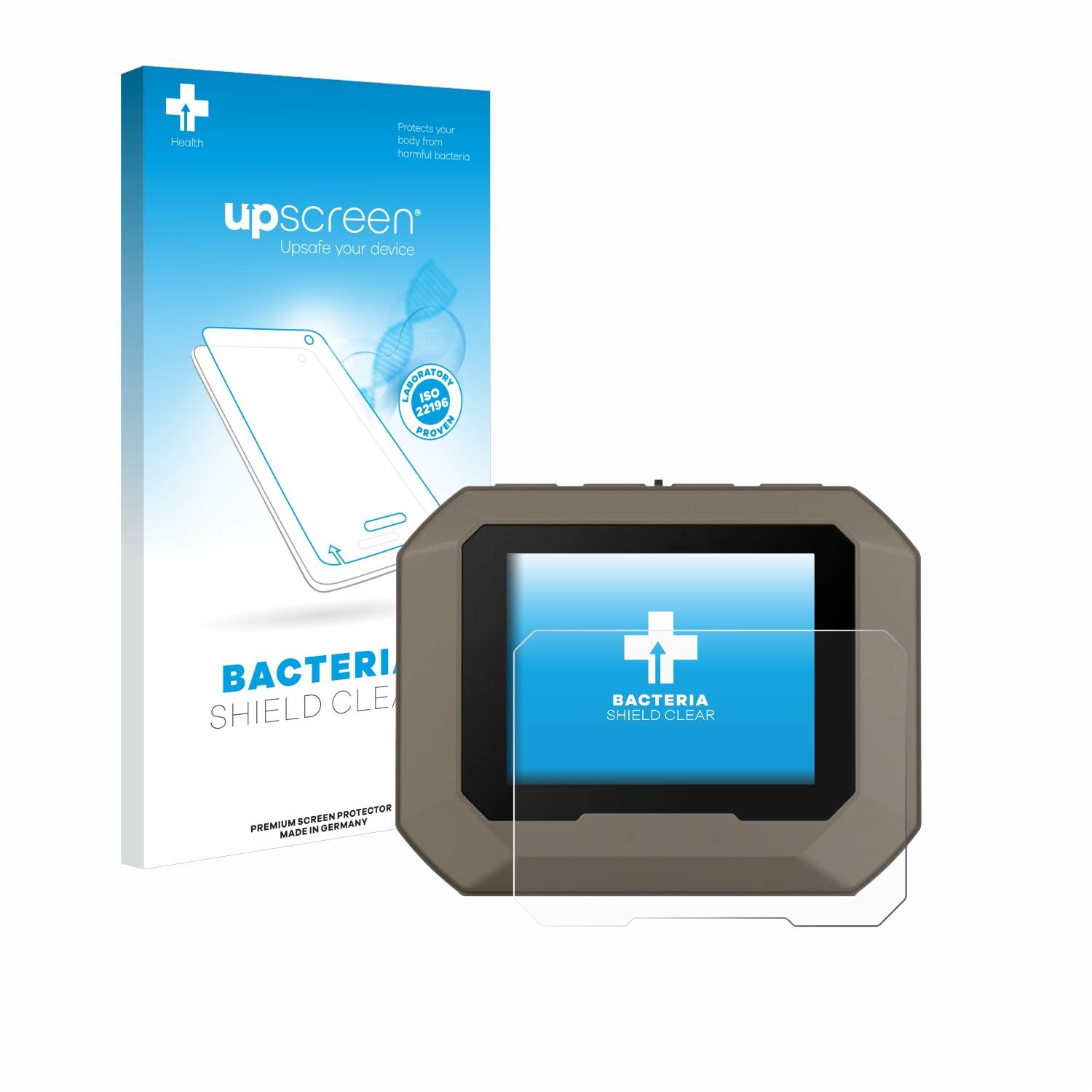 upscreen Bacteria Shield Schutzfolie für Garmin Xero C1 Pro - Antibakteriell