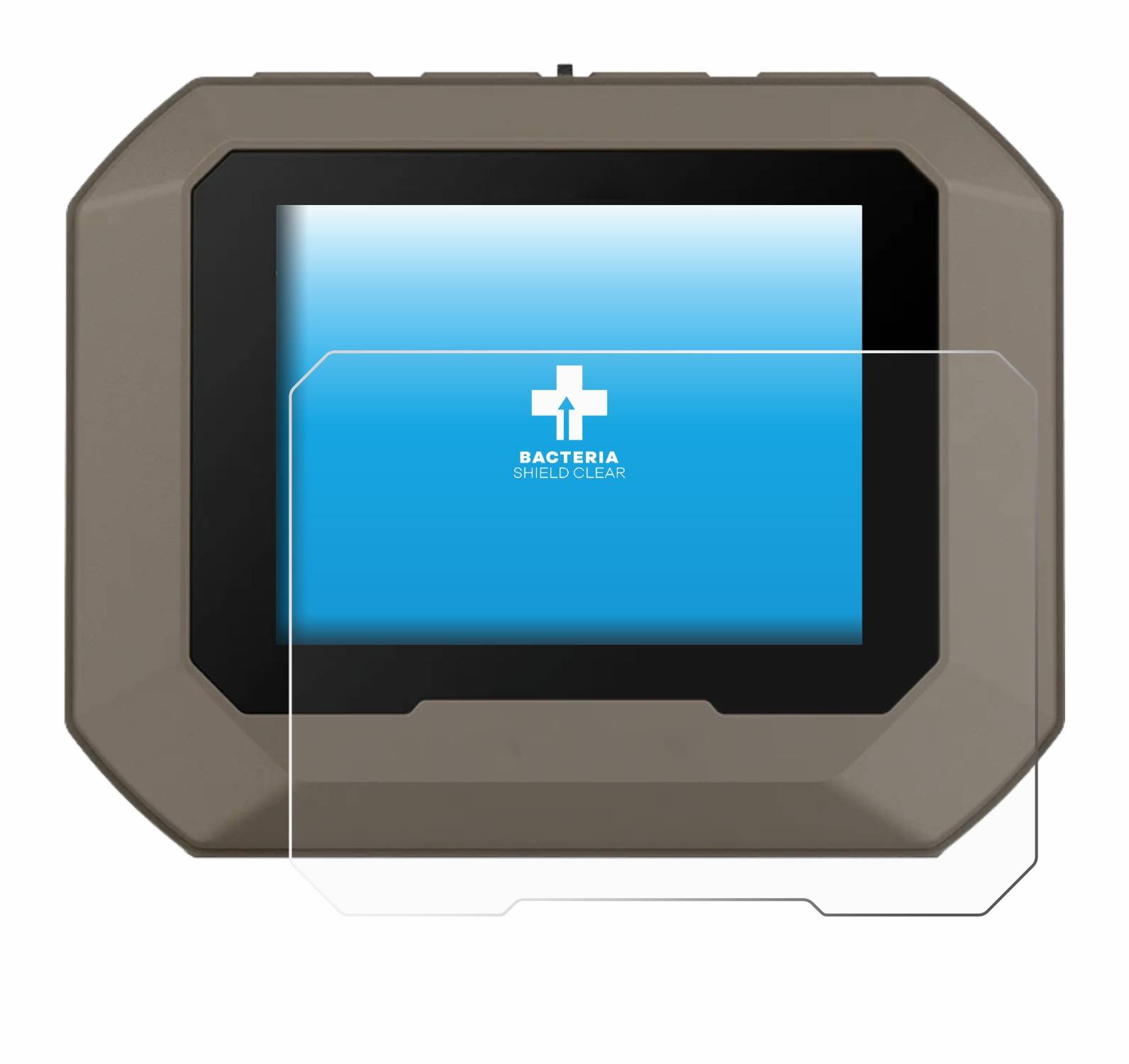 upscreen Bacteria Shield Schutzfolie für Garmin Xero C1 Pro - Antibakteriell
