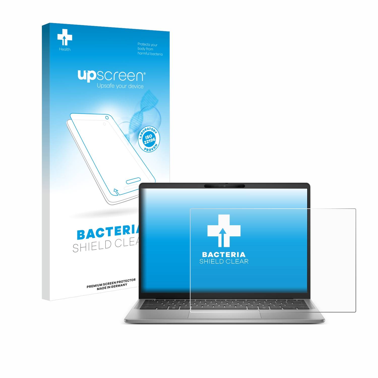 upscreen Bacteria Shield Schutzfolie für Dell Latitude 7455 Laptop - Antibakteriell