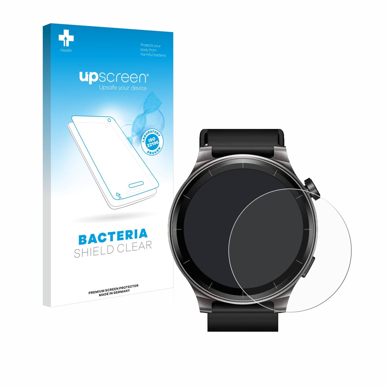 upscreen Bacteria Shield Schutzfolie für TOZO S5 1.43 - Antibakteriell