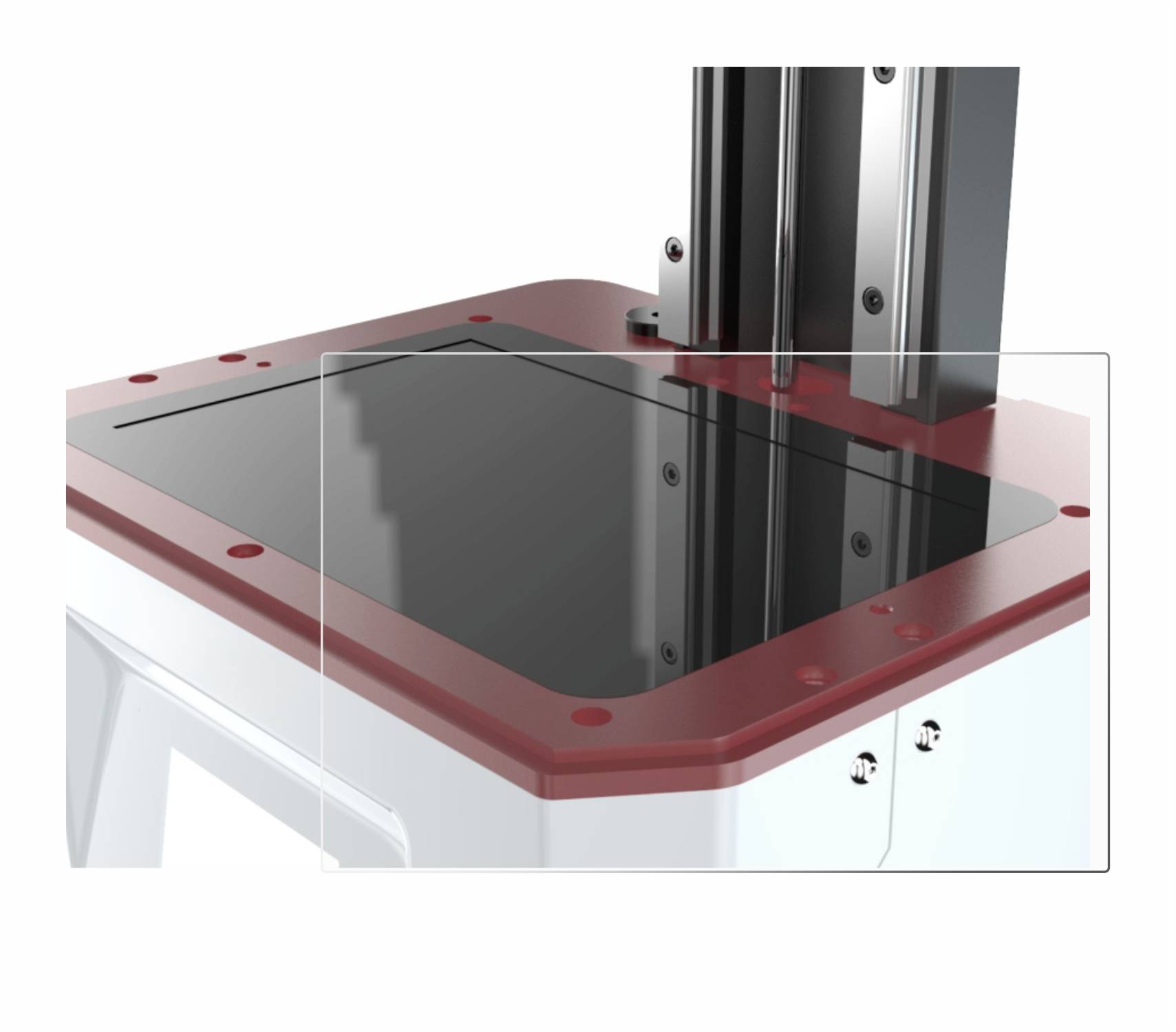 upscreen Bacteria Shield Schutzfolie für Flashforge Foto 9.25 6K monochrome screen - Antibakteriell