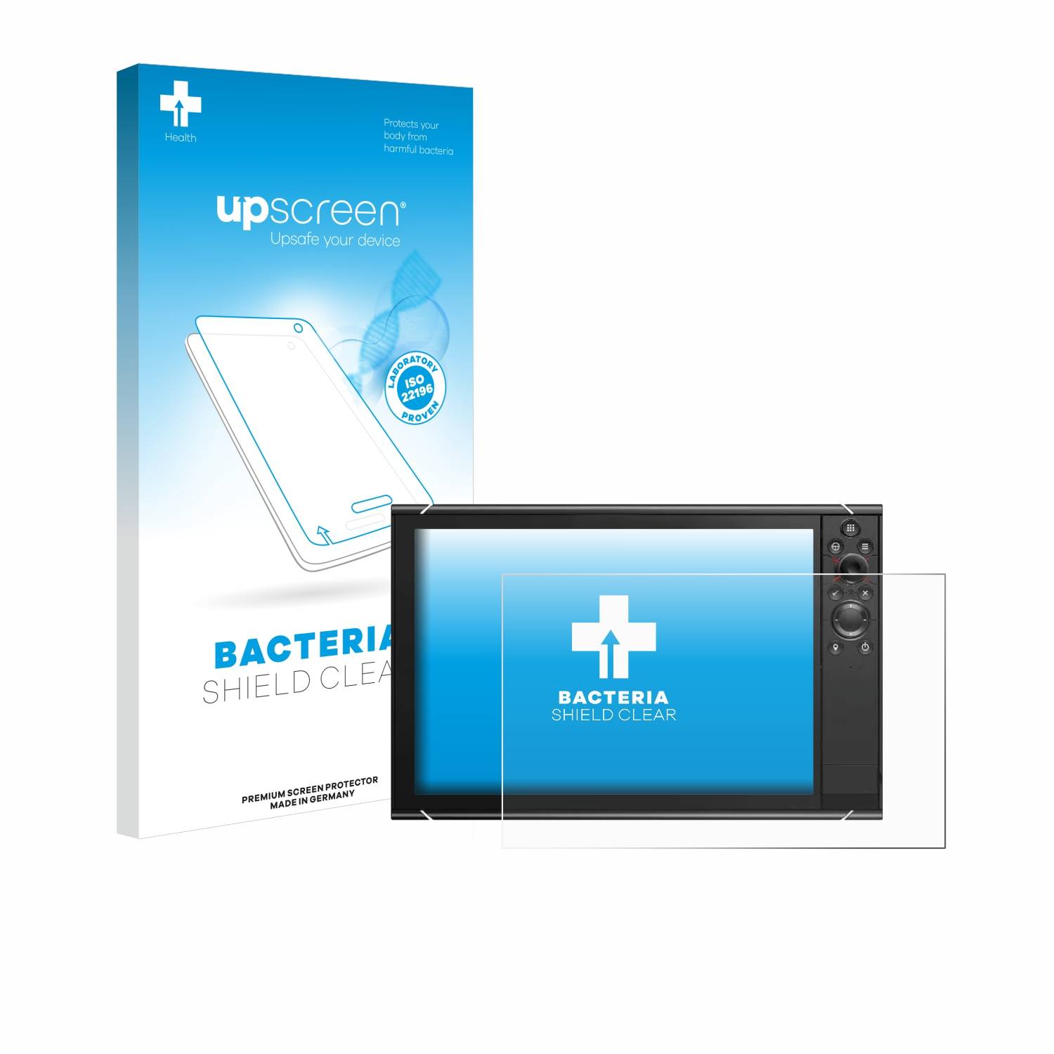 upscreen Bacteria Shield Schutzfolie für Simrad NSS16 evo3S - Antibakteriell