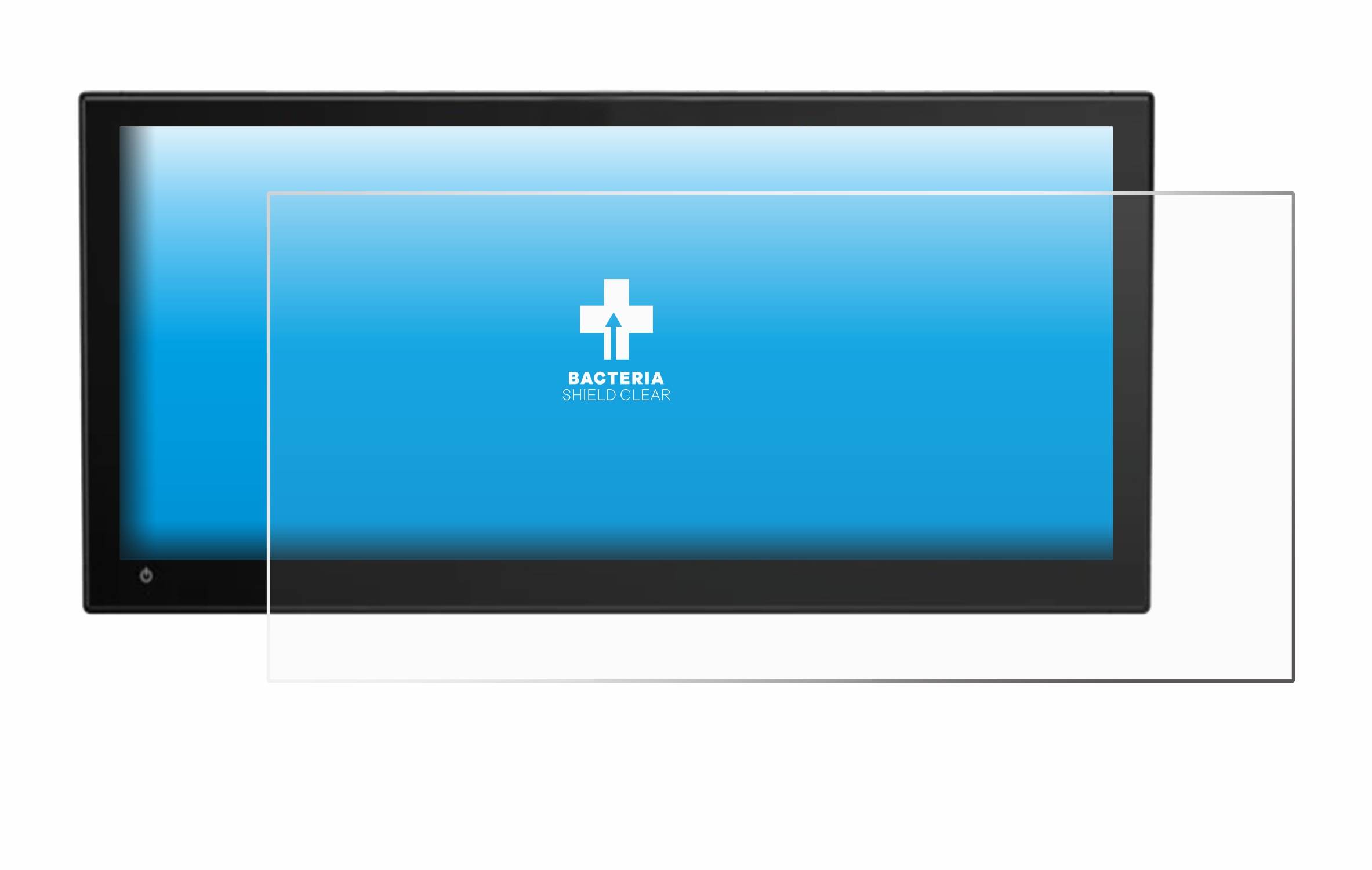 upscreen Bacteria Shield Schutzfolie für Simrad NSX 3015UW - Antibakteriell