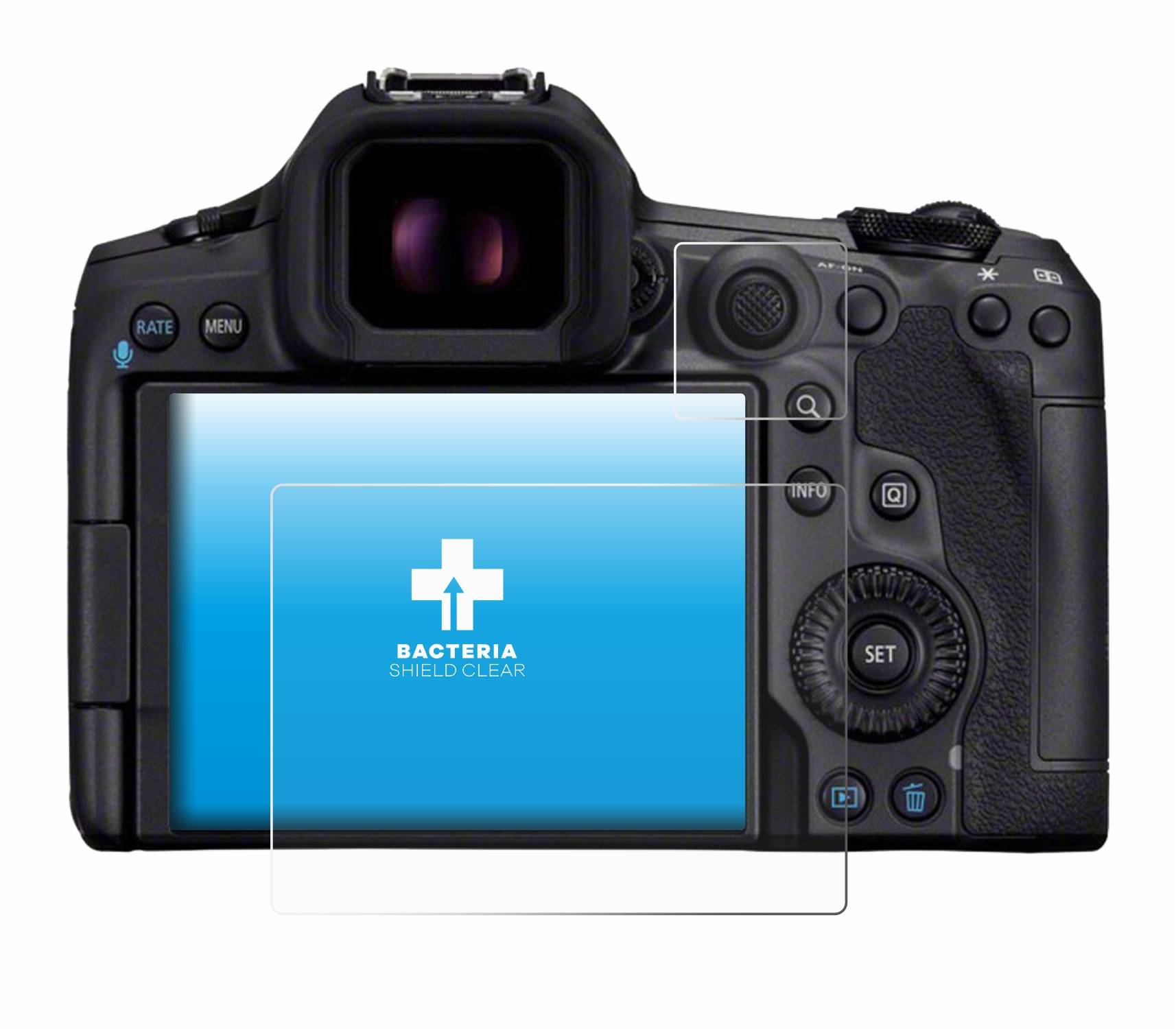 upscreen Bacteria Shield Schutzfolie für Canon EOS R5 Mark II - Antibakteriell