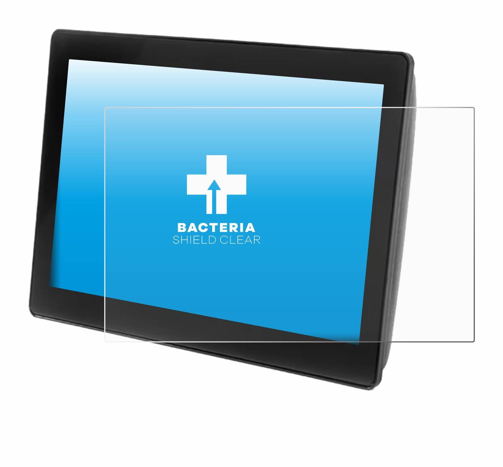 upscreen Bacteria Shield Schutzfolie für John Deere G5 Plus Universal 12.8 - Antibakteriell