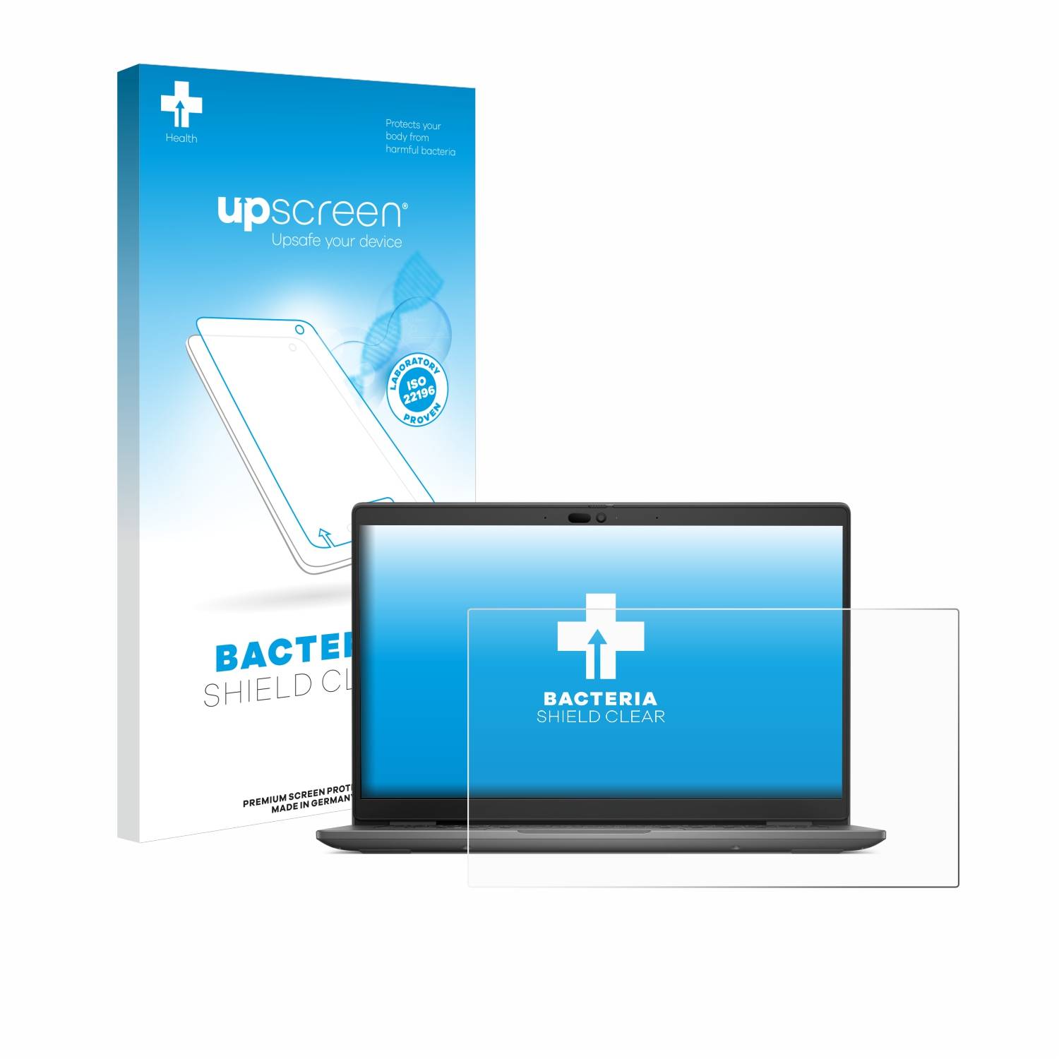 upscreen Bacteria Shield Schutzfolie für Dell Latitude 3450 Laptop - Antibakteriell