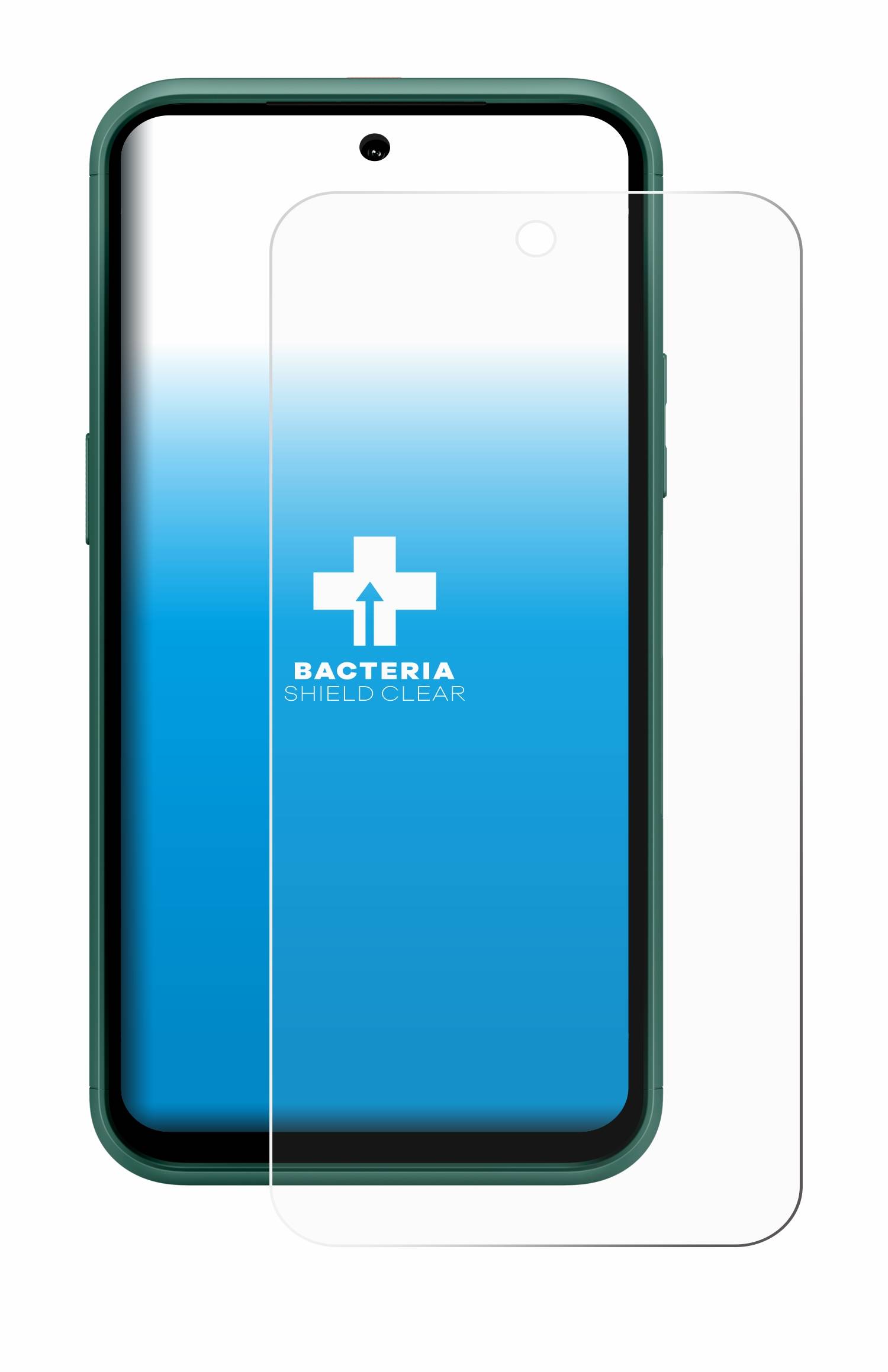 upscreen Bacteria Shield Schutzfolie für Nokia XR21 Limited Edition - Antibakteriell