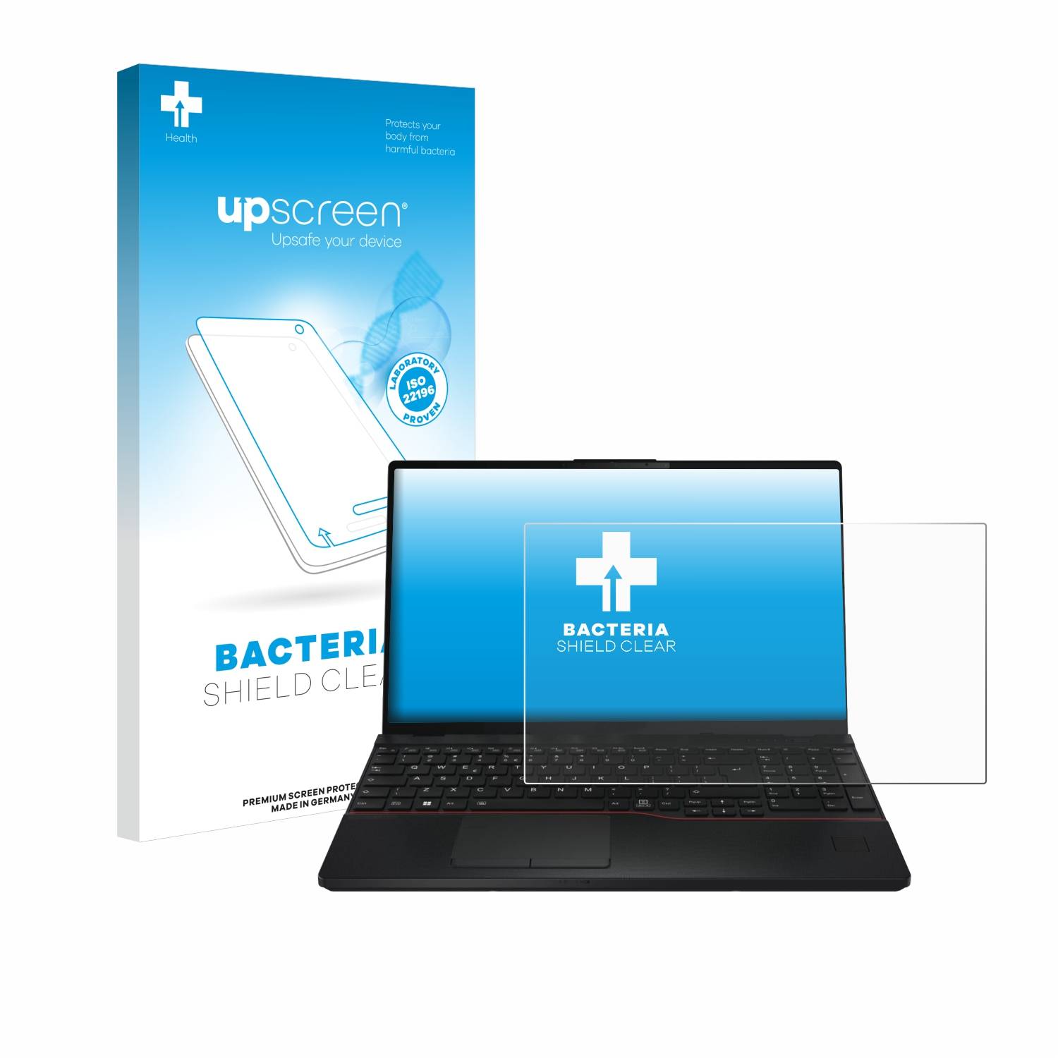 upscreen Bacteria Shield Schutzfolie für Fujitsu Lifebook E5513 - Antibakteriell