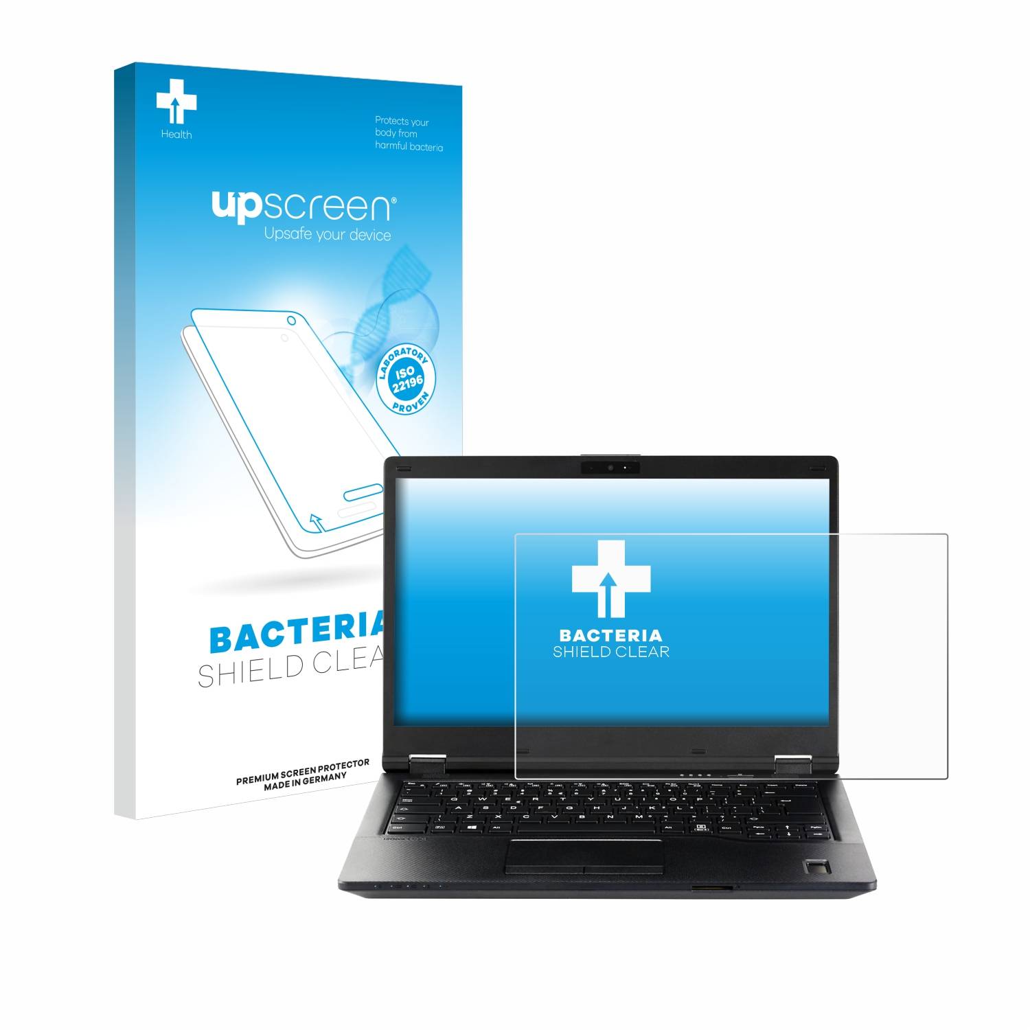 upscreen Bacteria Shield Schutzfolie für Fujitsu Lifebook E449 - Antibakteriell