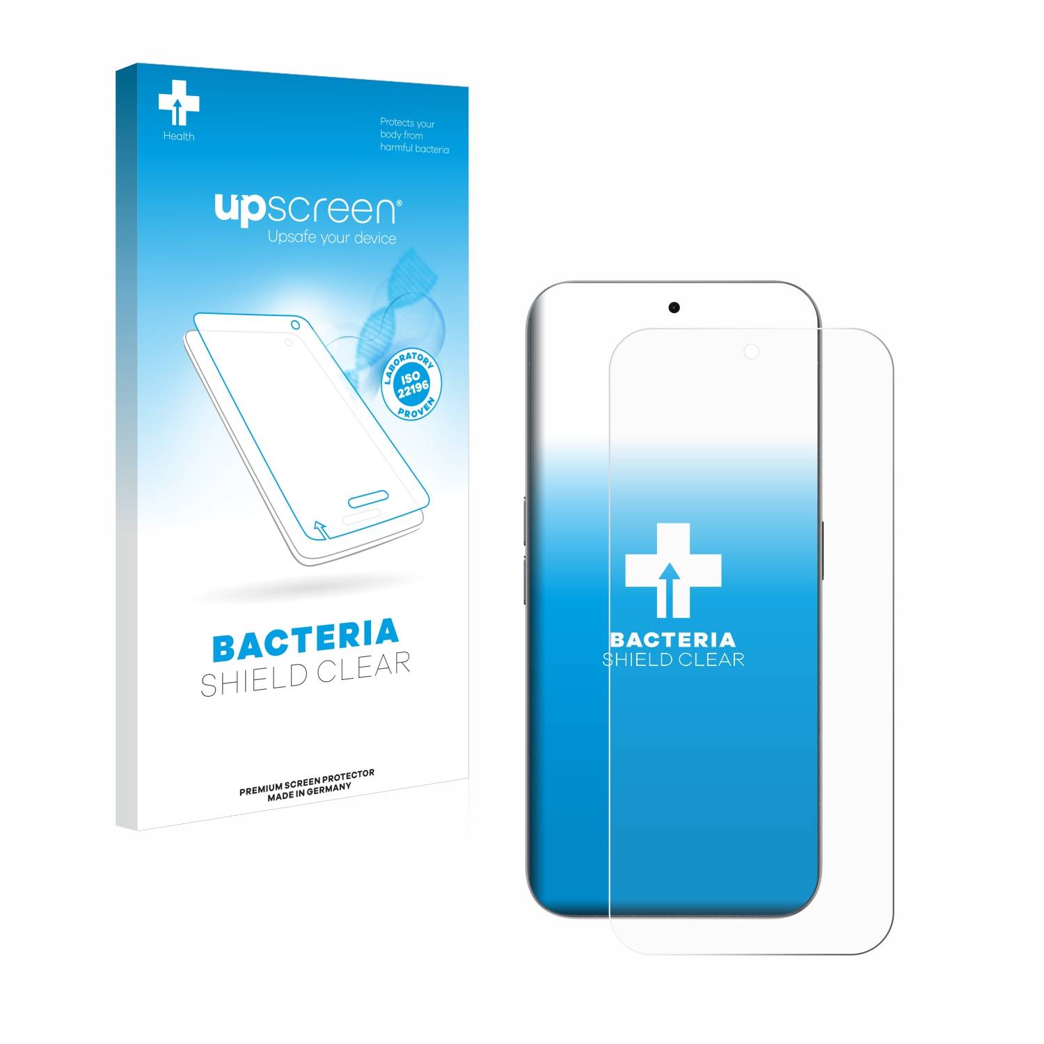 upscreen Bacteria Shield Schutzfolie für Nothing Phone (2a) Plus - Antibakteriell