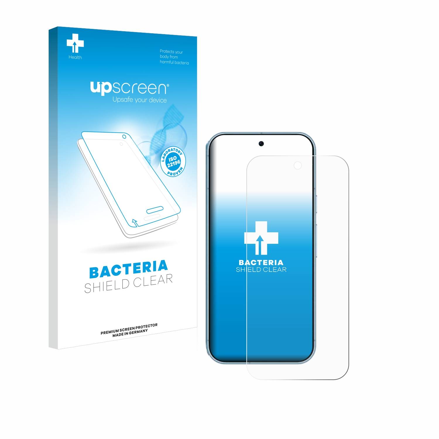 upscreen Bacteria Shield Schutzfolie für Google Pixel 9 Pro - Antibakteriell